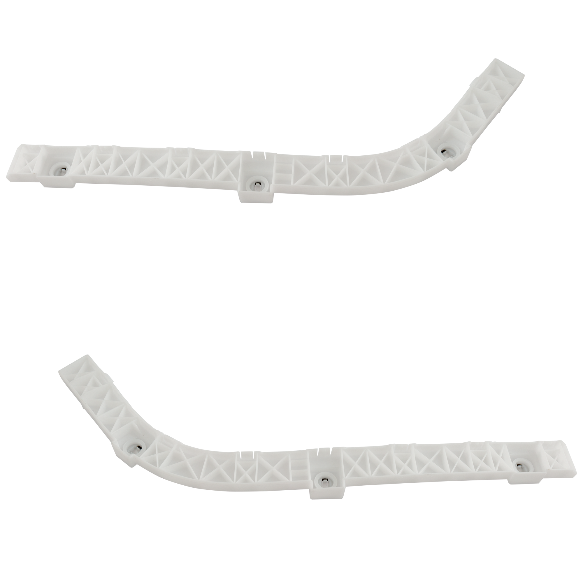 AM LANCER 08-17 REAR BUMPER BRACKET RH AND LH Side Cover Exc. Evolution Sportback Models SKU SET REPM762721 Partslink MI1143101 MI1142101 OEM 6410C544-6410C543