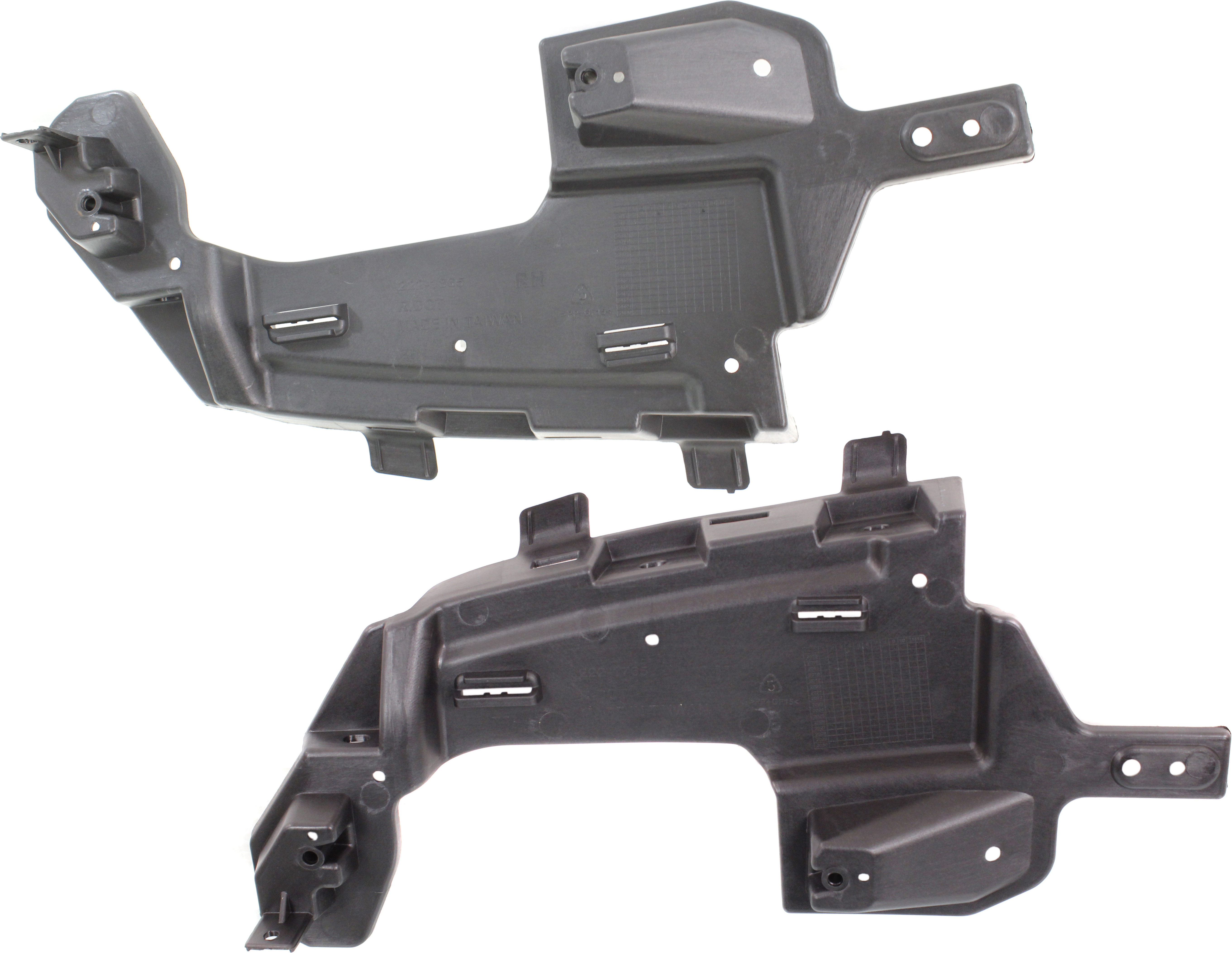 AM S63 AMG S65 AMG 14-15 REAR BUMPER BRACKET RH AND LH Exh Tip Bracket Sedan SKU SET REPM762727 Partslink MB1163104 MB1162104 OEM 2228851865-2228851765