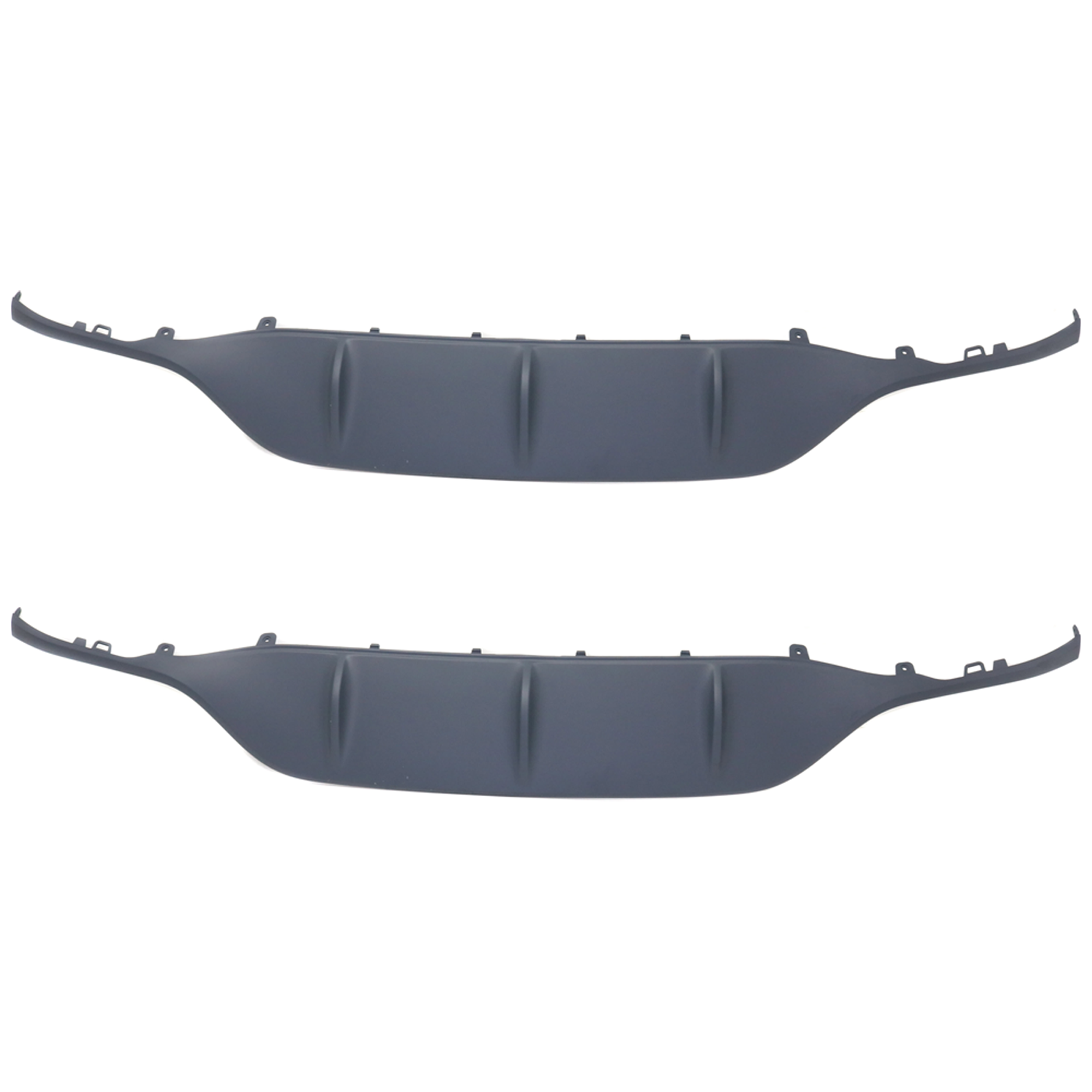 AM C CLASS 15-18 REAR BUMPER MOLDING RH AND LH Cover Deflector Primed w AMG Pkg Sedan SKU SET REPM763514-2