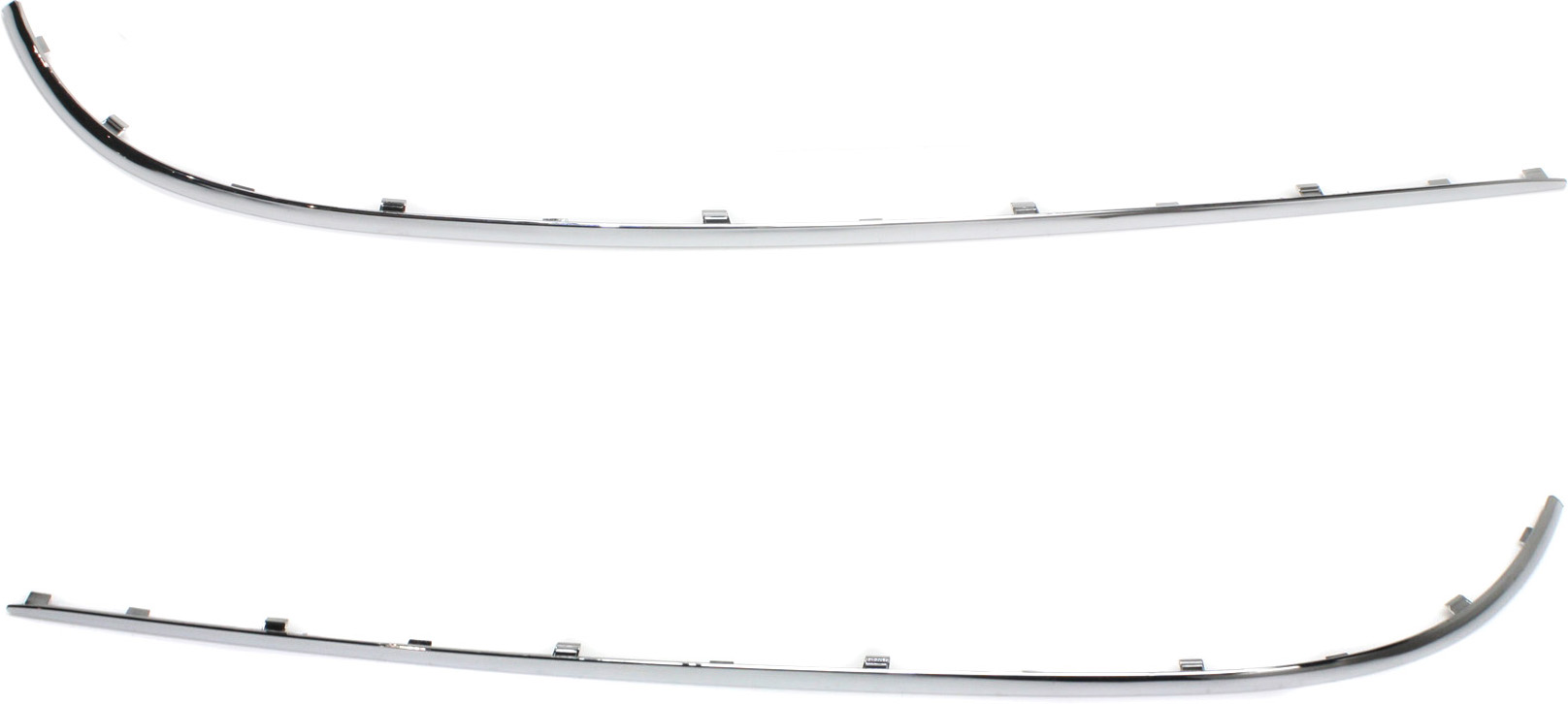 AM E CLASS 3-6 REAR BUMPER MOLDING RH AND LH Outer Chrome SKU SET REPM763703 OEM 21188004129744-21188003129744