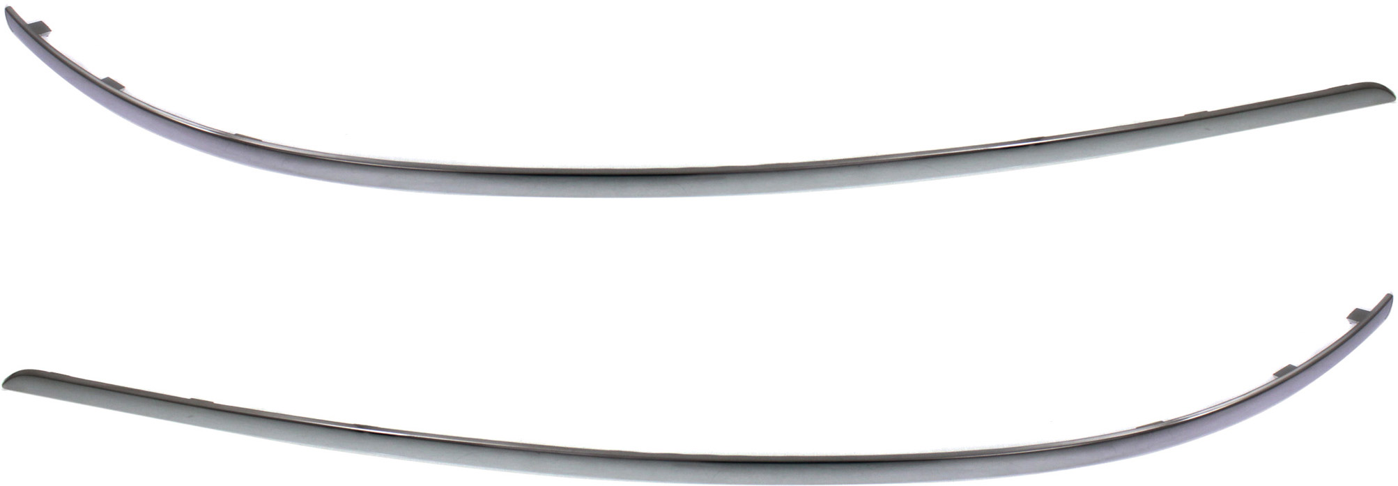 AM C CLASS 8-11 REAR BUMPER MOLDING RH AND LH Outer Chrome SKU SET REPM763711 Partslink MB1159111 MB1158111 OEM 2048851221-2048851121