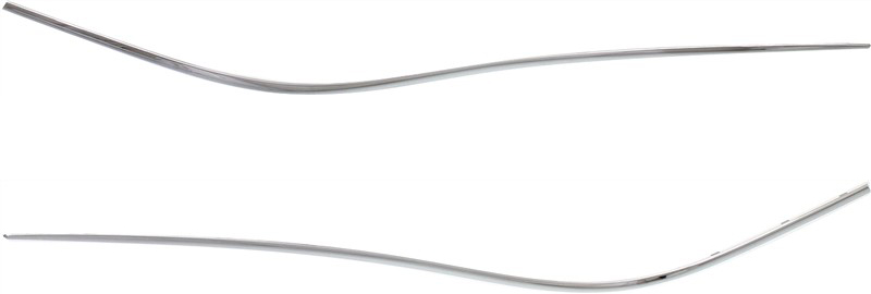 AM CLK CLASS 03-09 REAR BUMPER MOLDING RH AND LH Side Cover Chrome SKU SET REPM763715 Partslink MB1147111 MB1146111 OEM 2098850621-2098850521