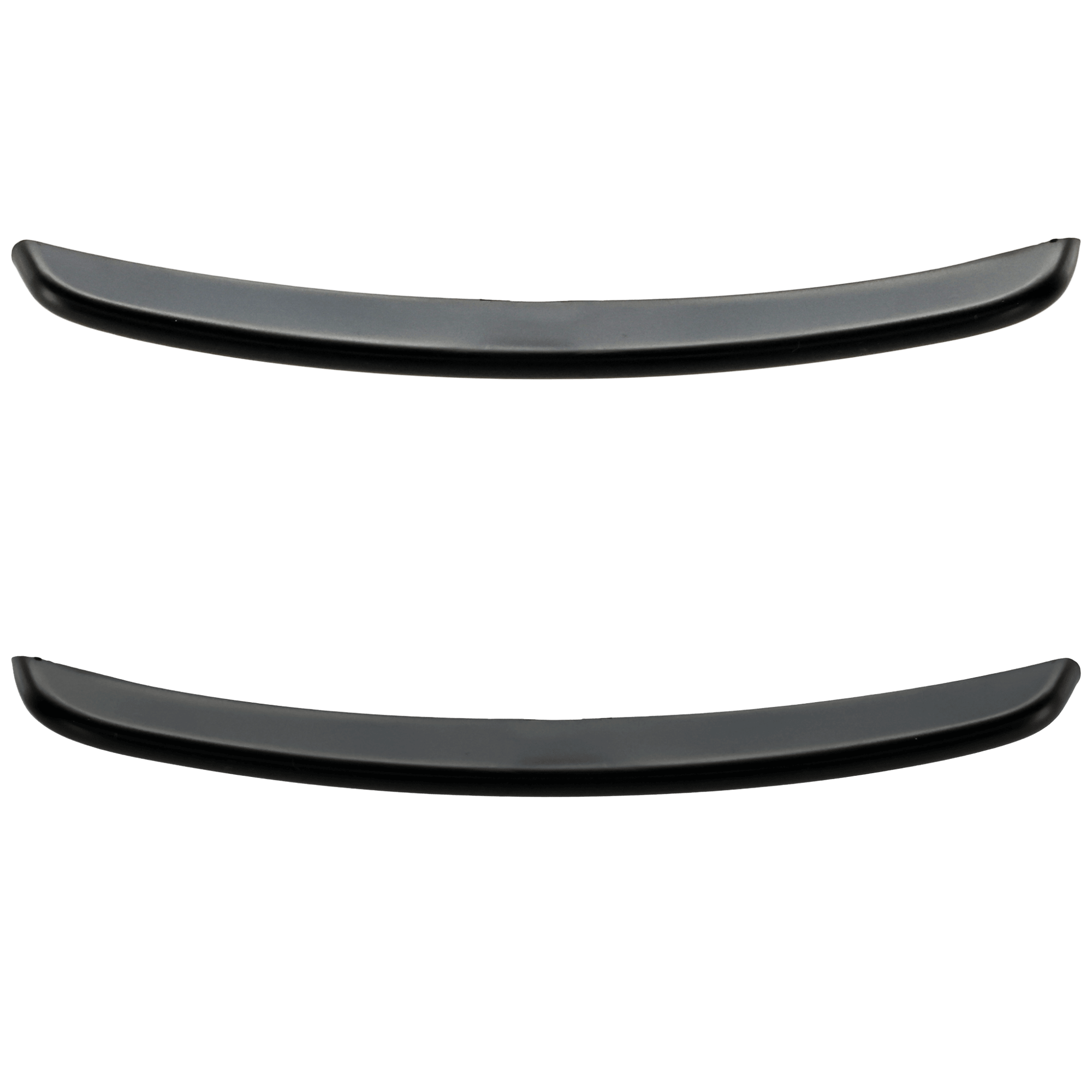 AM C63 AMG 15-18 REAR BUMPER MOLDING RH AND LH Textured Black Side Cover Type 2 Sedan SKU SET REPM763731 Partslink MB1183103 MB1182103 OEM 2058802600-2058802500