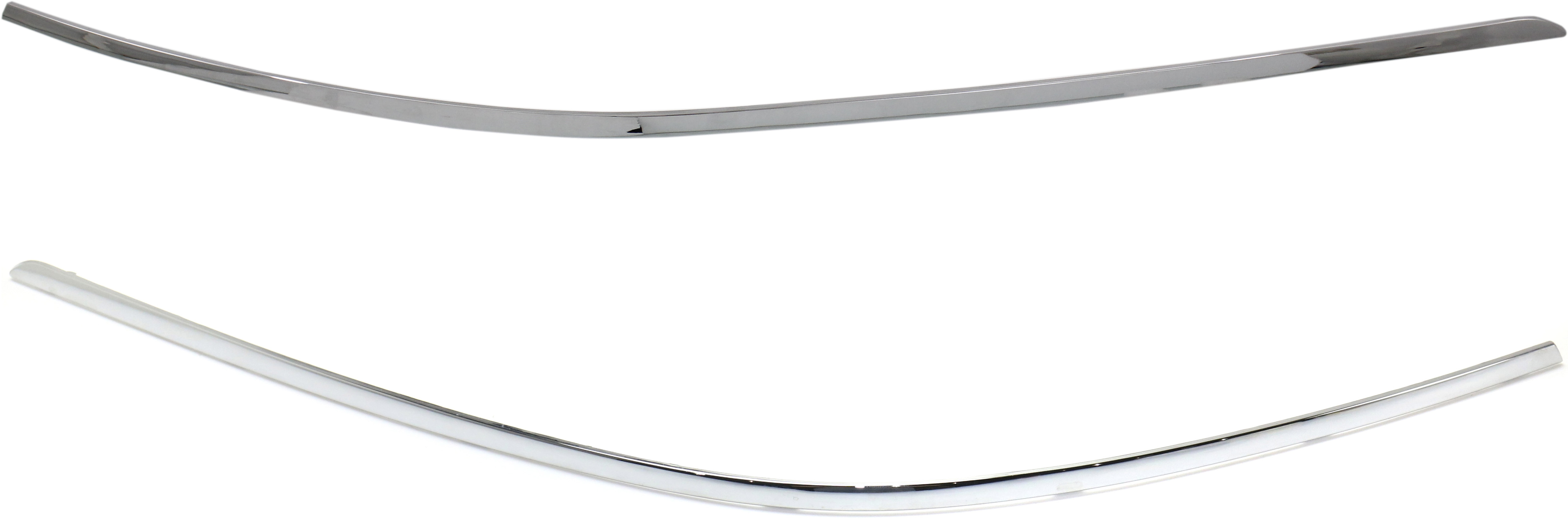 AM C CLASS 12-14 REAR BUMPER MOLDING RH AND LH Outer Chrome SKU SET REPM763733 Partslink MB1146110 MB1147110 OEM 2048852921-2048853021