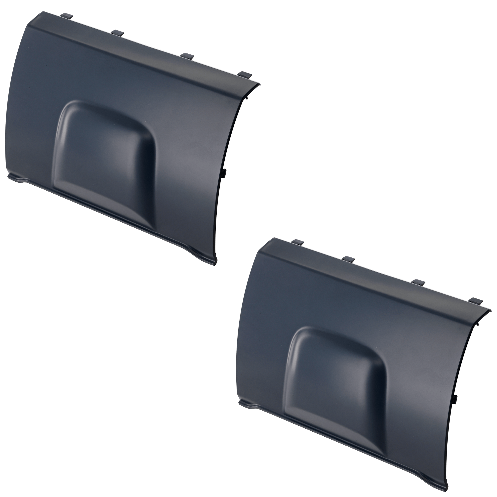 AM ML350 ML500-02-05 REAR BUMPER FILLER RH AND LH Joint Cover Primed w Base Pkg w o Trailer Coupling SKU SET REPM765104-2