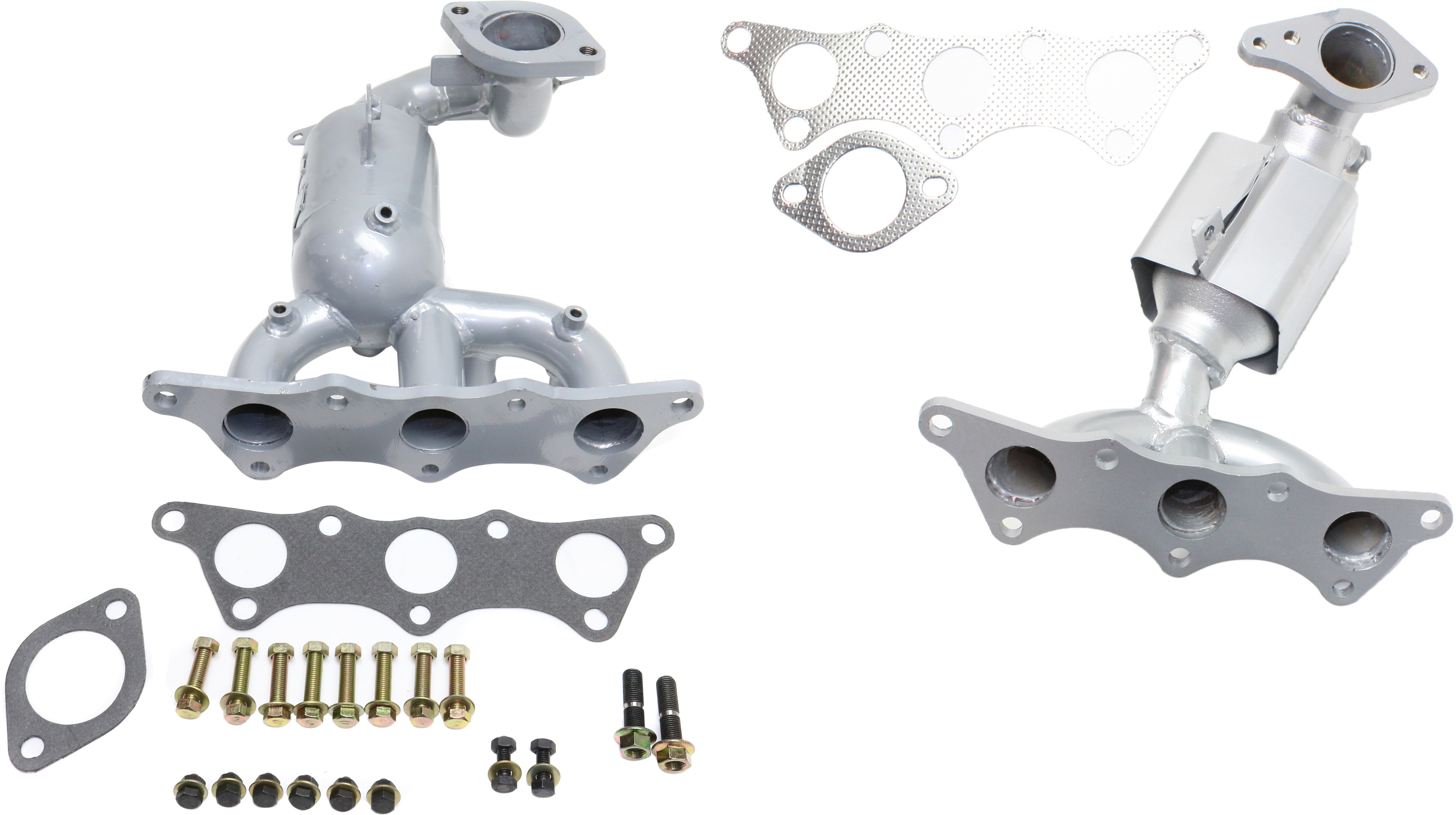 AM GALANT 04-09 ECLIPSE 06-12 CATALYTIC CONVERTER Front RH and LH Set of 2 with Exhaust Manifold 6 Cyl 3.8L SKU SET REPM960319