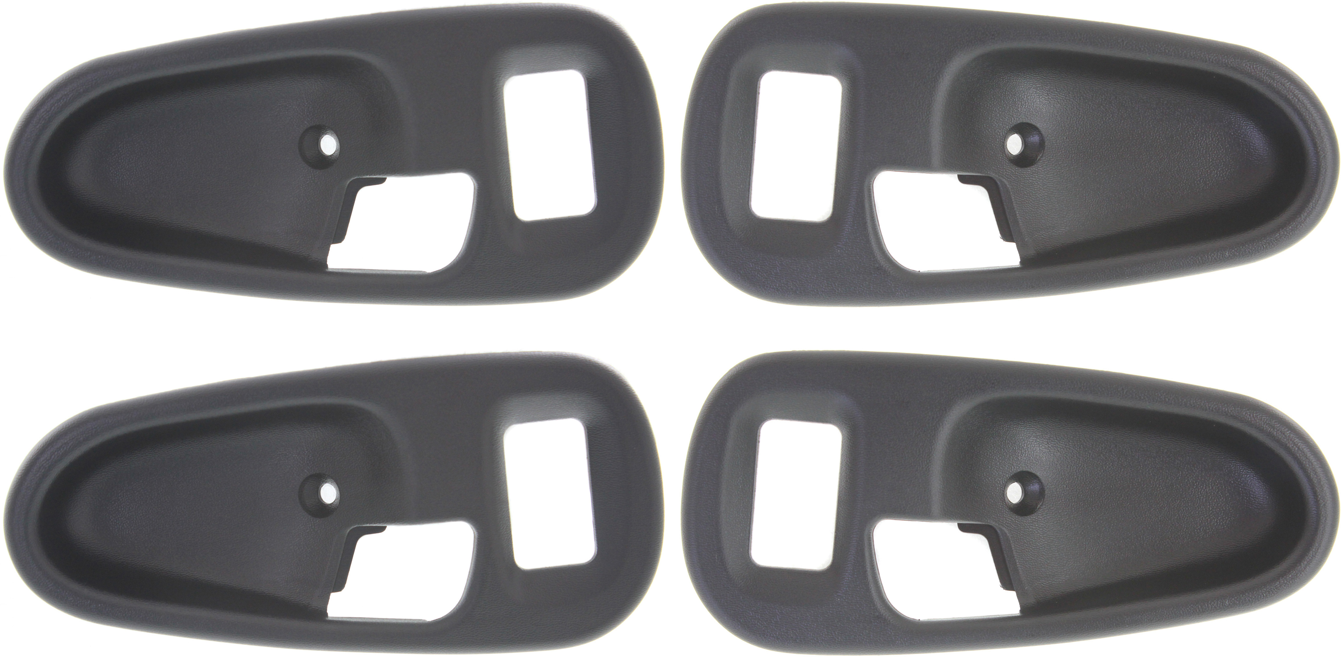 AM MONTERO SPORT 00-04 INTERIOR DOOR HANDLE Set of 4 Front and Rear RH and LH Textured Black Plastic SKU SET REPMB462107-4