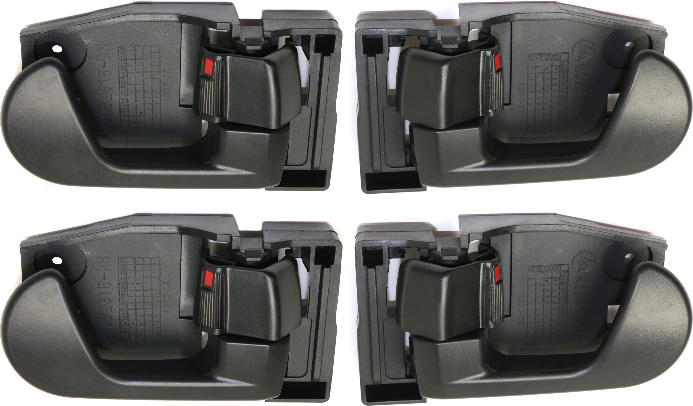AM ENDEAVOR 04-11 GALANT 04-12 FRONT INTERIOR DOOR HANDLE RH AND LH Set of 4 =Rear SKU SET REPMB462133-4 Partslink MI1353120 MI1352120 OEM MR987498XA 5716A176XA MR987497