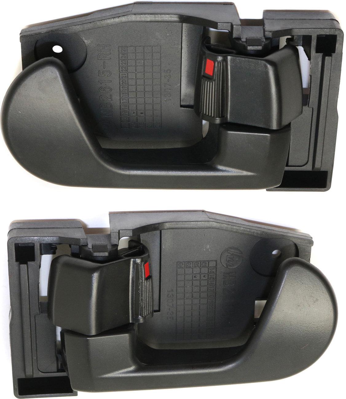 AM ENDEAVOR 04-11 GALANT 04-12 FRONT INTERIOR DOOR HANDLE RH AND LH =Rear SKU SET REPMB462133 Partslink MI1353120 MI1352120 OEM MR987498XA 5716A176XA MR987497