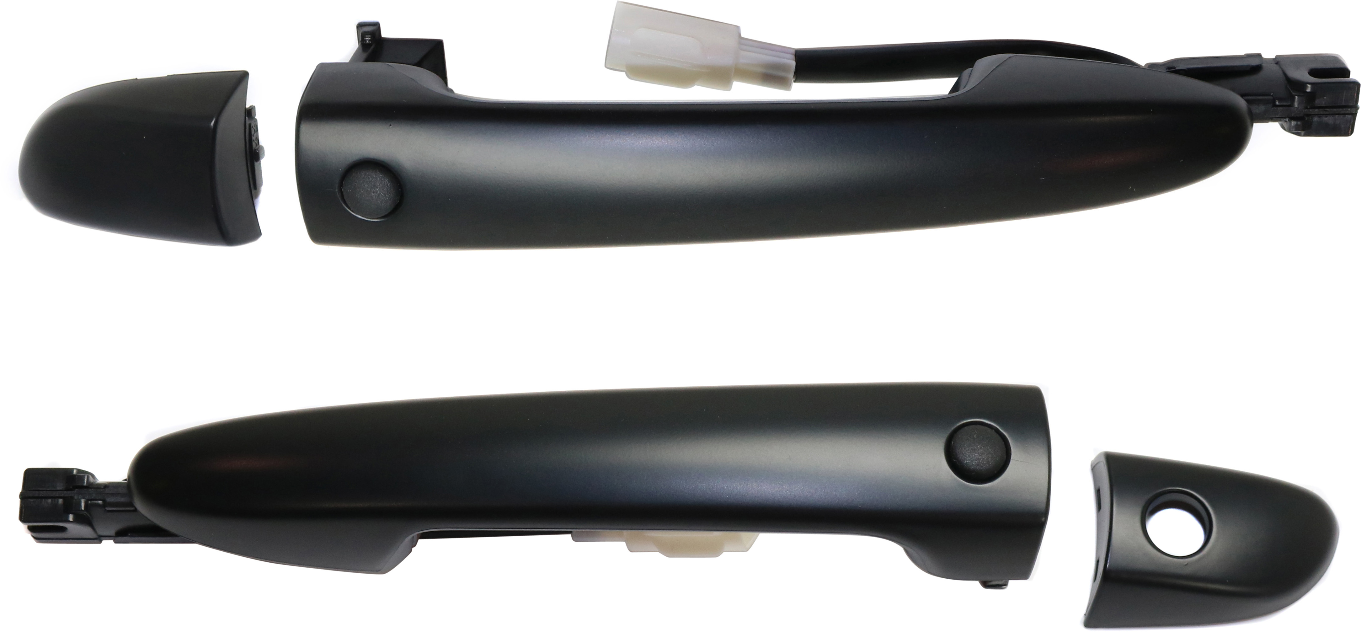 AM MAZDA 3-10-13 FRONT DOOR HANDLE RH AND LH Outside Primed Black Plastic w RFID Sensor HB SDN SKU SET REPMZ462155 OEM GS1F58410JPZ DF7558415DPZ DF74