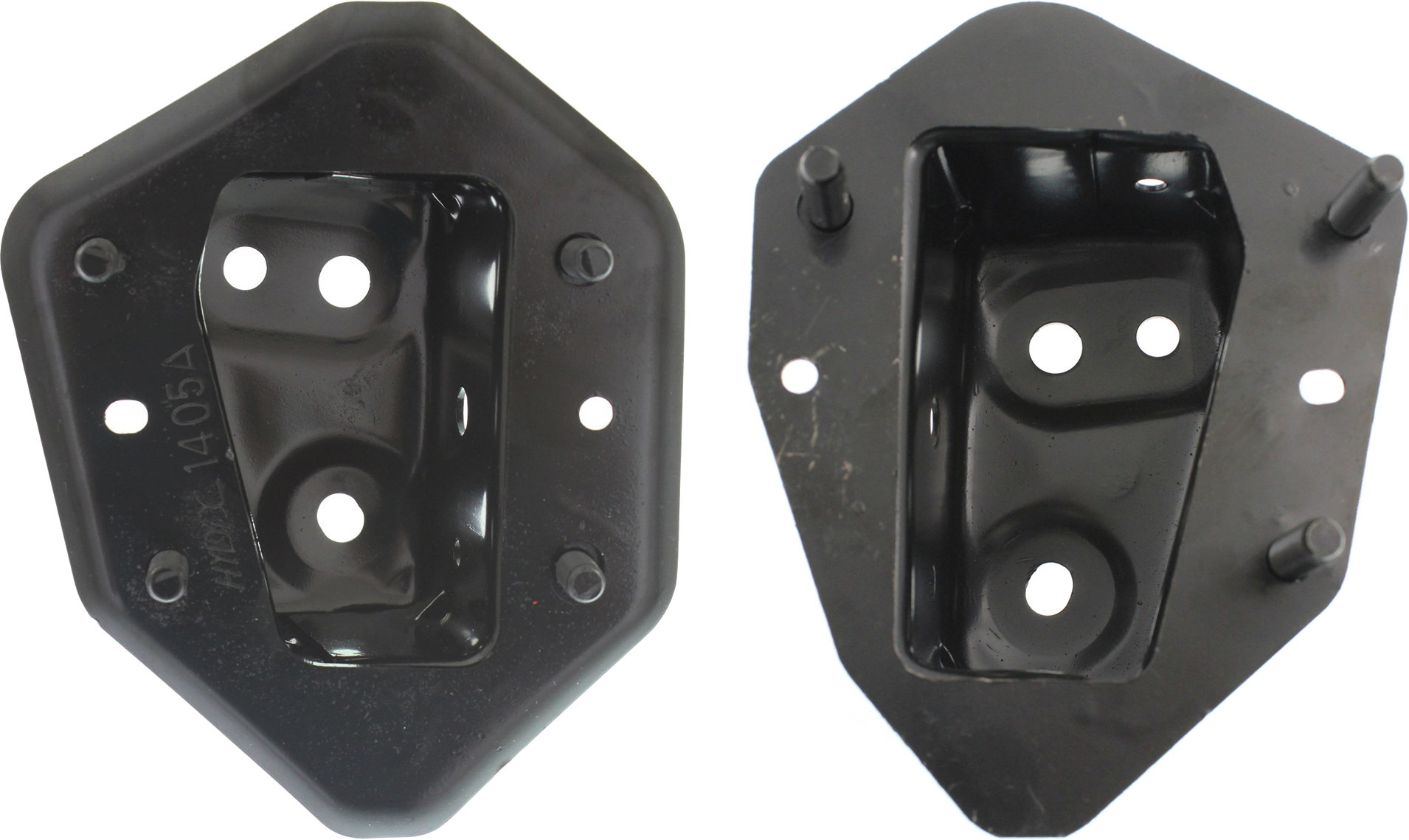 AM VERSA 12-19 FRONT BUMPER BRACKET RH AND LH Side Bracket Steel Sedan SKU SET REPN013127 Partslink NI1066142 NI1067142 OEM G51149KKMA G51159KKMA