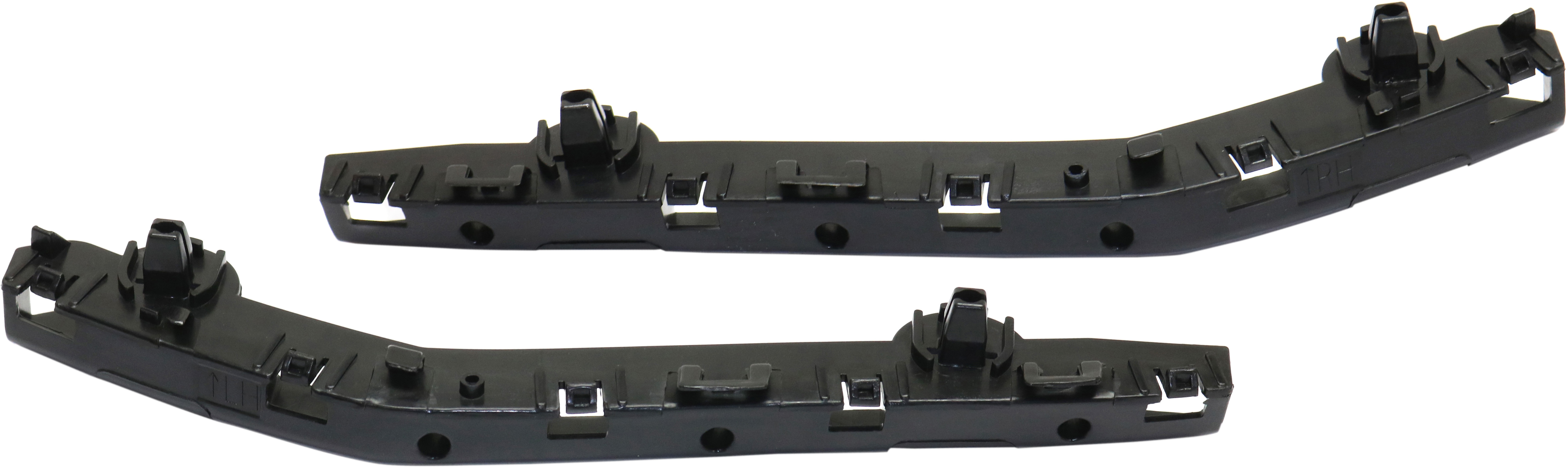 AM LEAF 11-12 FRONT BUMPER BRACKET RH AND LH Upper Outer Side Bracket Plastic SKU SET REPN013143 Partslink NI1043106 NI1042106 OEM 622243NK0A 622253NK0A