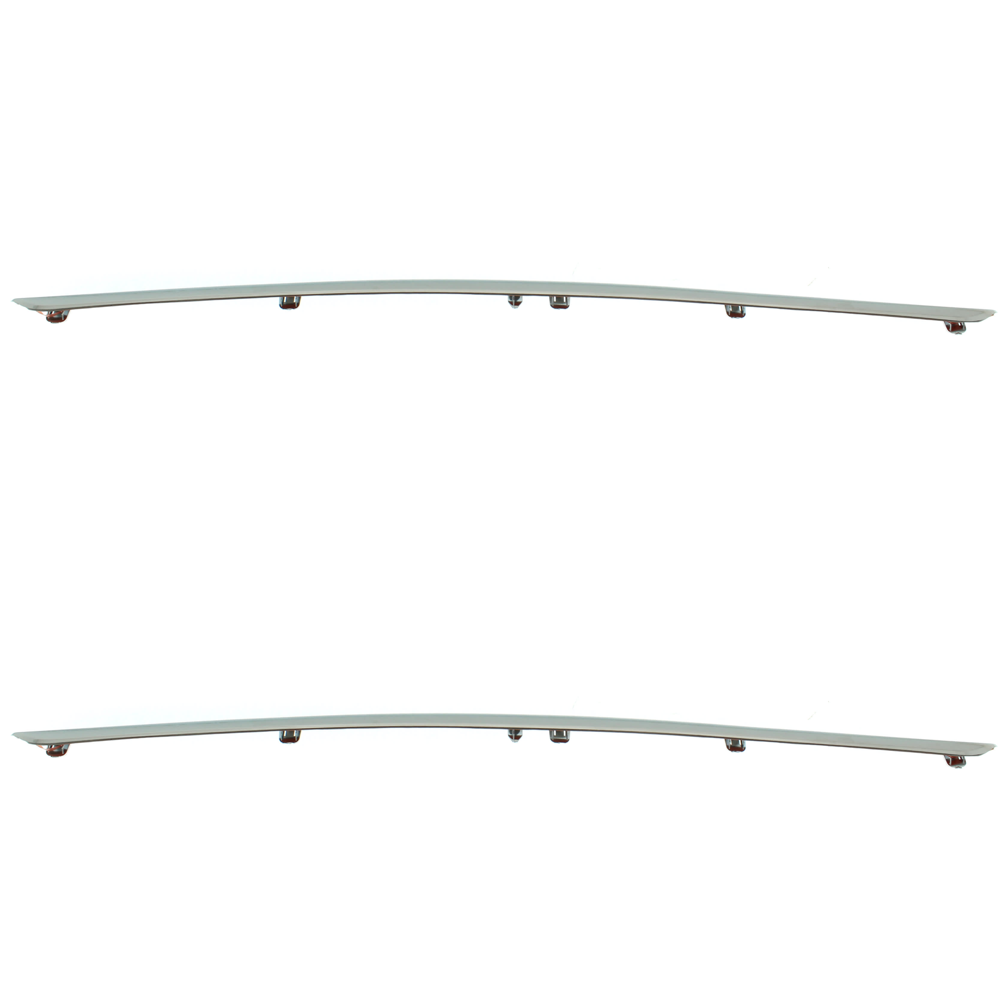 AM VERSA 15-19 FRONT BUMPER MOLDING RH AND LH Chrome CAPA SKU SET REPN015906Q 2 Partslink NI1044110C OEM 620849KM0B