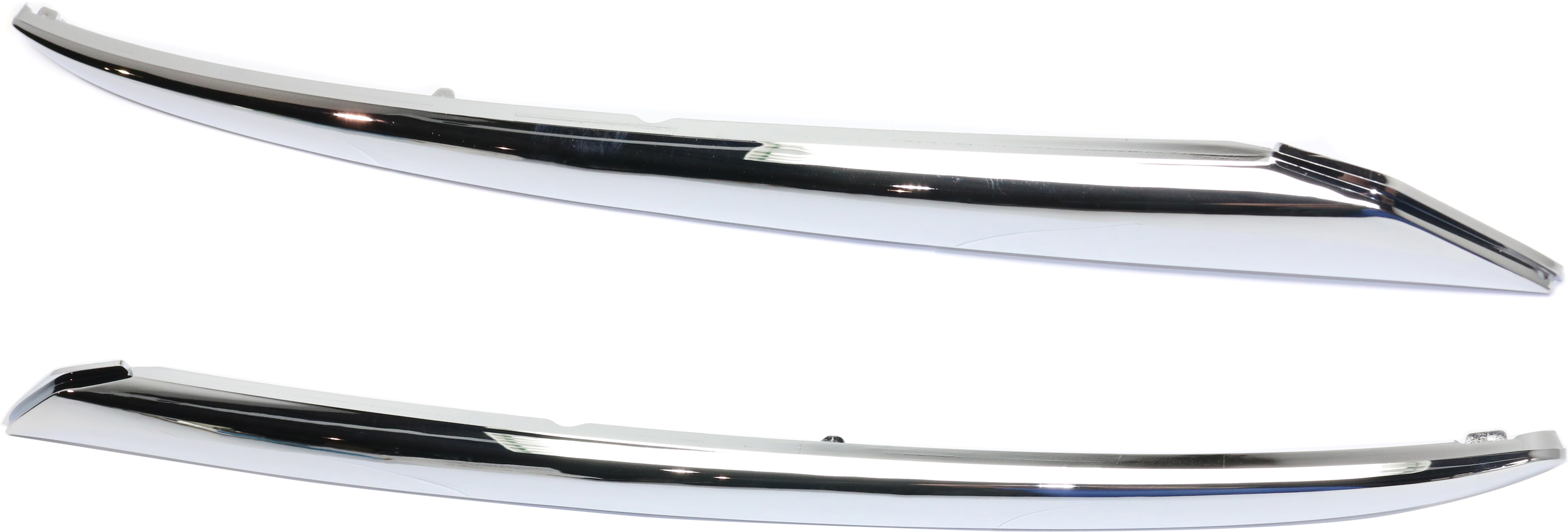 AM PATHFINDER 13-16 FRONT BUMPER MOLDING RH and LH Side Molding Chrome SKU SET REPN016103 Partslink NI1047102 NI1046102 OEM 620743KA0A 620753KA0A