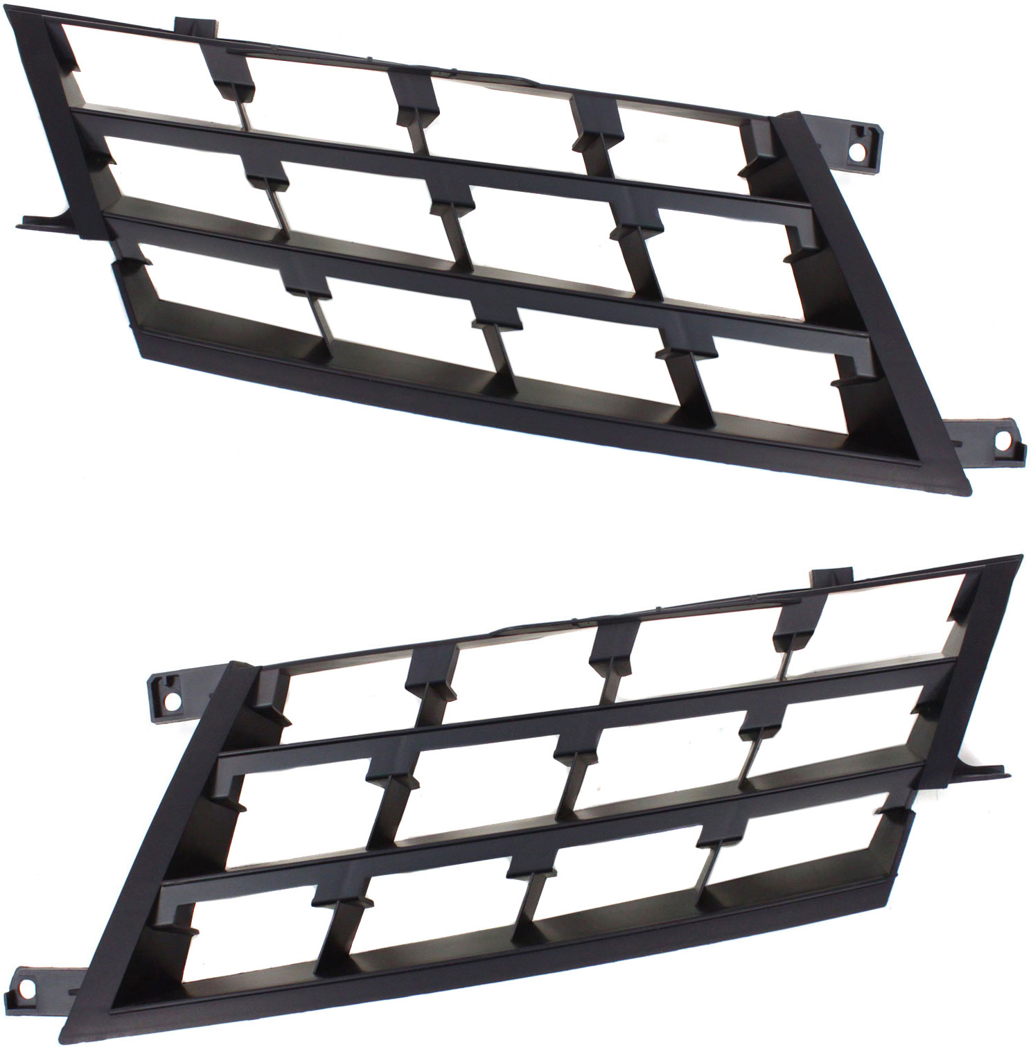 AM ROGUE 08-10 GRILLE INSERT RH AND LH Outer Black S SL Models SKU SET REPN070301 Partslink NI1200229 NI1200228 OEM 62058JM00A 62059JM00A