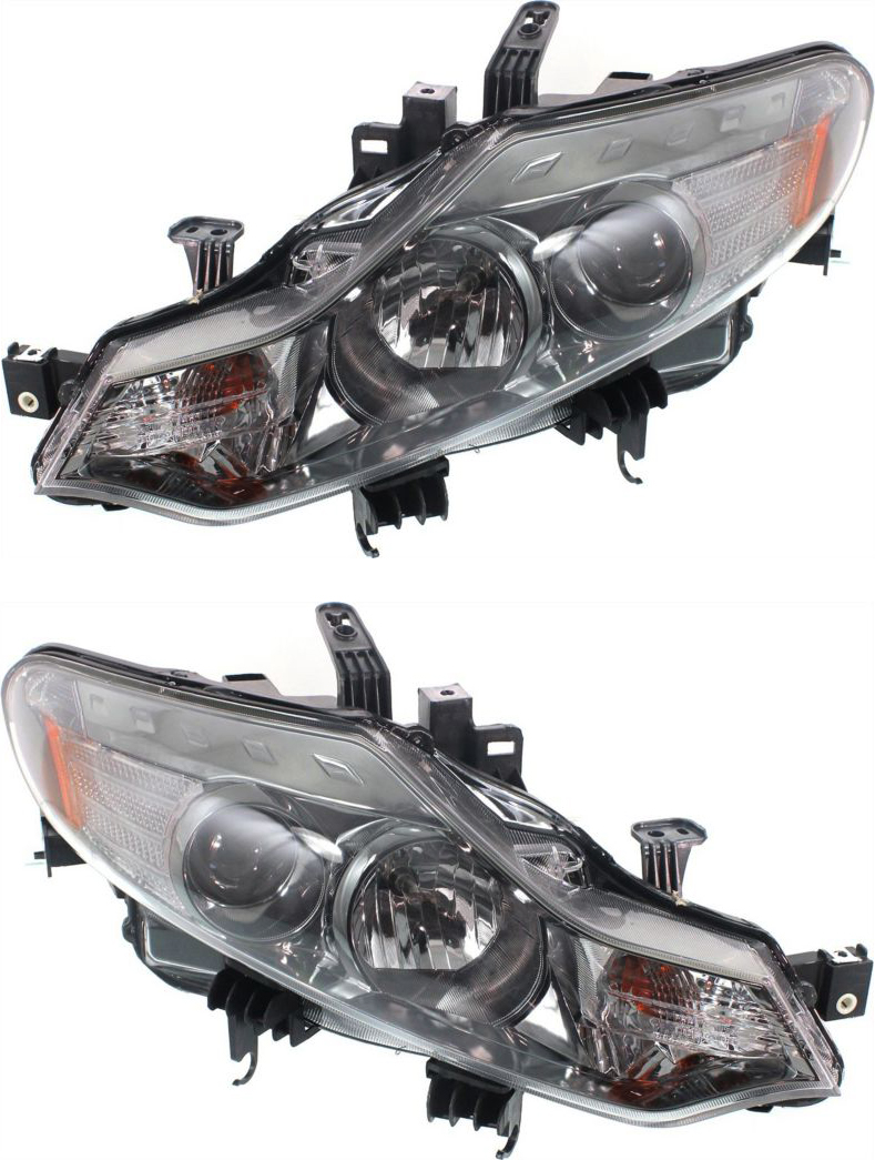 AM MURANO 09-14 HEAD LAMP RH AND LH Assembly Halogen Exc. CrossCabriolet Model SKU SET REPN100101 Partslink NI2502185 NI2503185 OEM 260601AA0A 260601AA0D 260101AA