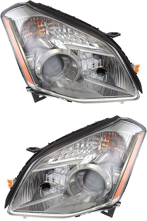AM MAXIMA 08-08 HEAD LAMP RH AND LH Assembly Halogen SKU SET REPN100105 Partslink NI2502179 NI2503179 OEM 26060ZK30B 26010ZK30B