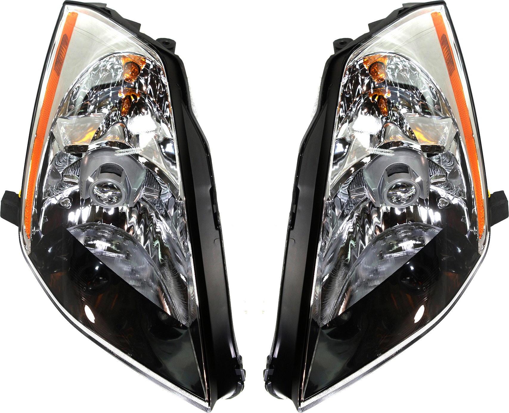 AM 350Z 03-05 HEAD LAMP RH AND LH Lens and Housing HID Xenon w o HID Kit SKU SET REPN100107 OEM 26060CD027 PFM 26010CD027 PFM