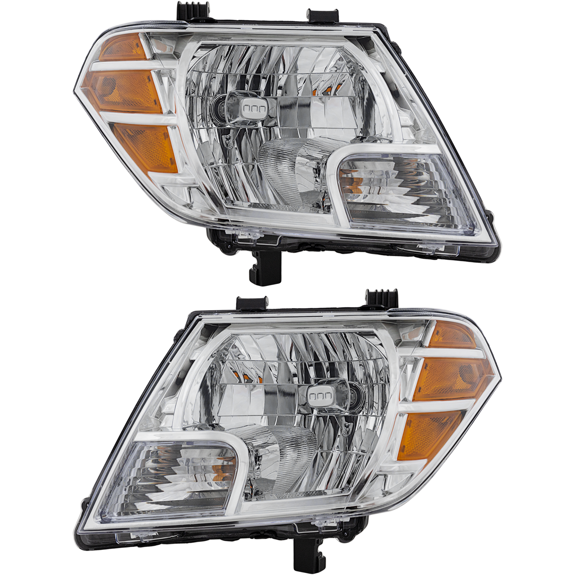 AM FRONTIER 09-21 HEAD LAMP RH AND LH Assembly Halogen SKU SET REPN100125 Partslink NI2502188 NI2503188 OEM 26060ZL40B 26010ZL40B