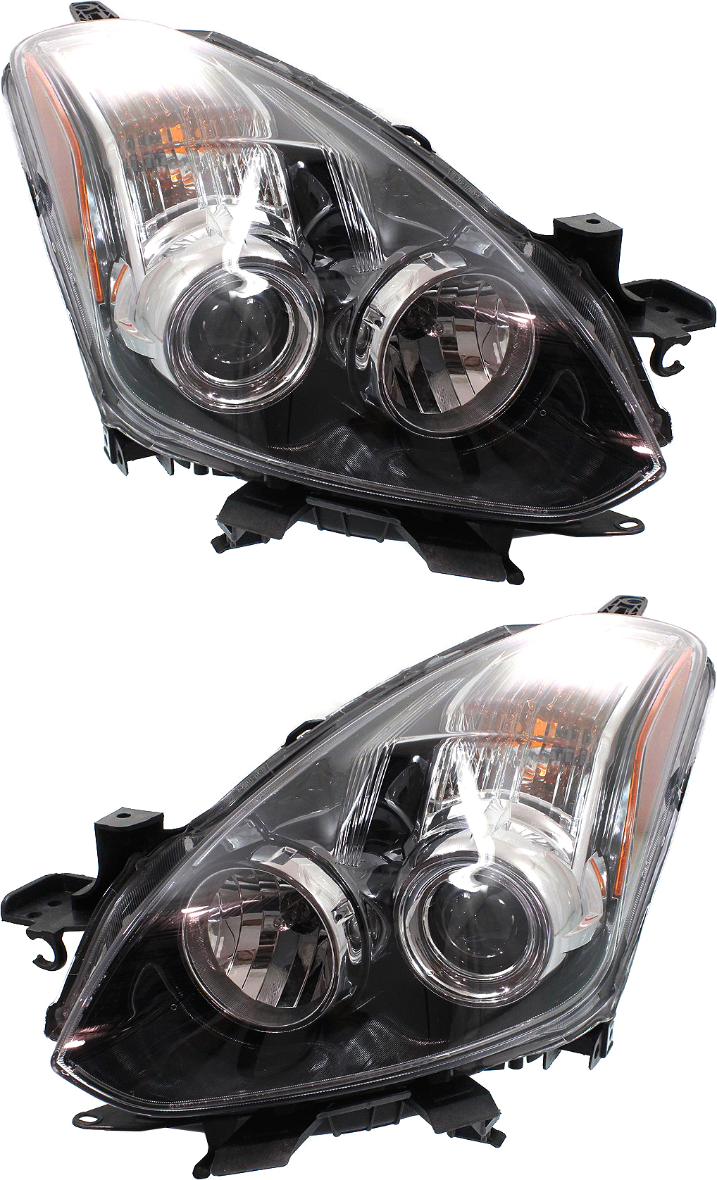 AM ALTIMA 10-13 HEAD LAMP RH AND LH Assembly Halogen Coupe CAPA SKU SET REPN100131Q Partslink NI2502191C NI2503191C OEM 26010ZX10B 26060ZX10B