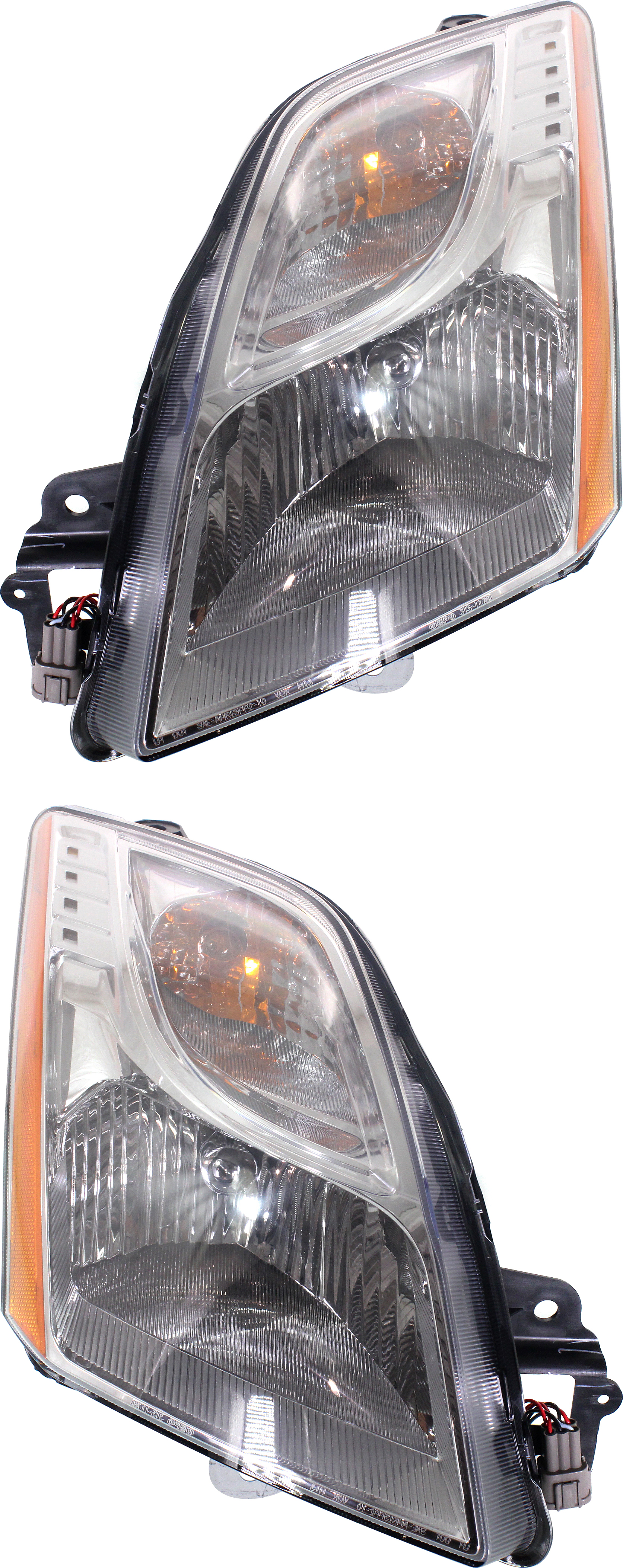 AM SENTRA 10-12 HEAD LAMP RH AND LH Assembly Halogen Chrome Interior 2.0L Eng. Base S SL Models CAPA SKU SET REPN100137Q Partslink NI2503196C NI2502196C OEM 26010ZT50A 26060ZT50A