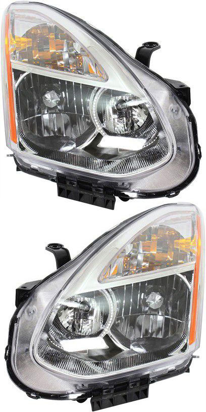 AM ROGUE 08-08 HEAD LAMP RH AND LH Lens and Housing HID Xenon w o HID Kit SKU SET REPN100143 OEM 26010JM20C PFM 26060JM20C PFM