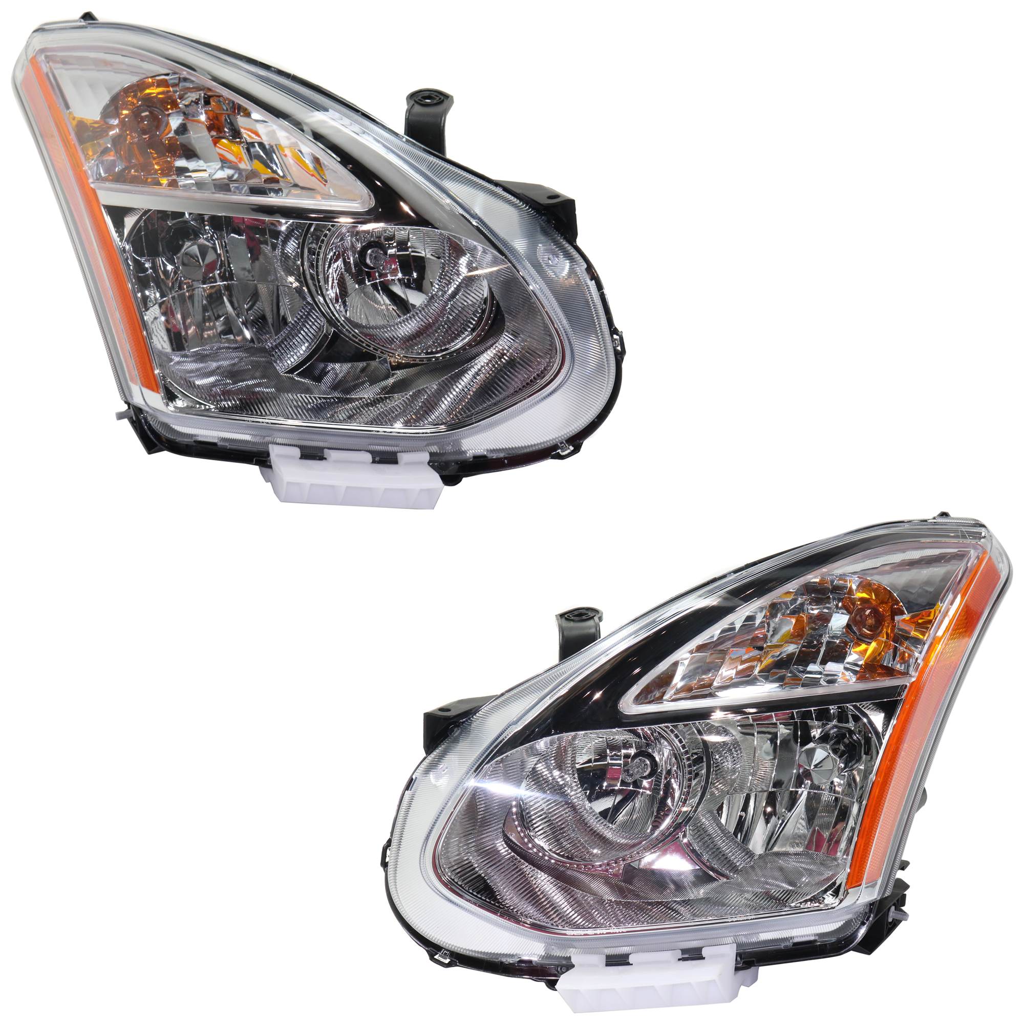 AM ROGUE 09-10 HEAD LAMP RH AND LH Assembly HID Xenon w HID Kit SKU SET REPN100145 Partslink NI2502203 NI2503203 OEM 26010JM72A 26060JM72A