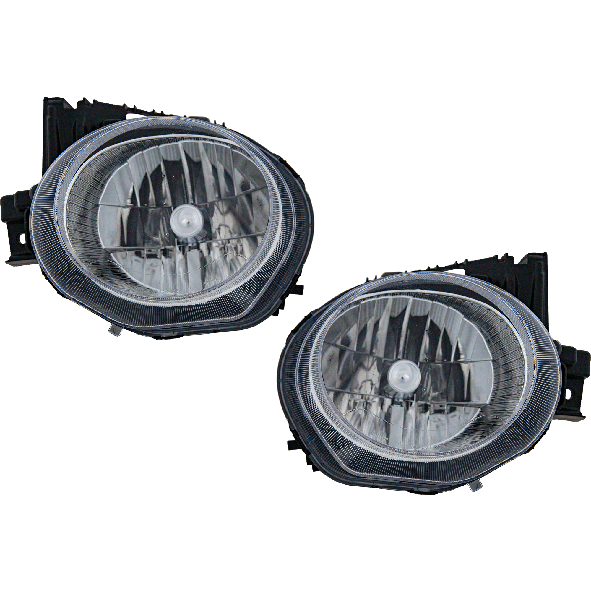 AM JUKE 11-14 HEAD LAMP RH AND LH Assembly Halogen CAPA SKU SET REPN100149Q Partslink NI2503201C NI2502201C OEM 260101KM0A 260601KM0A