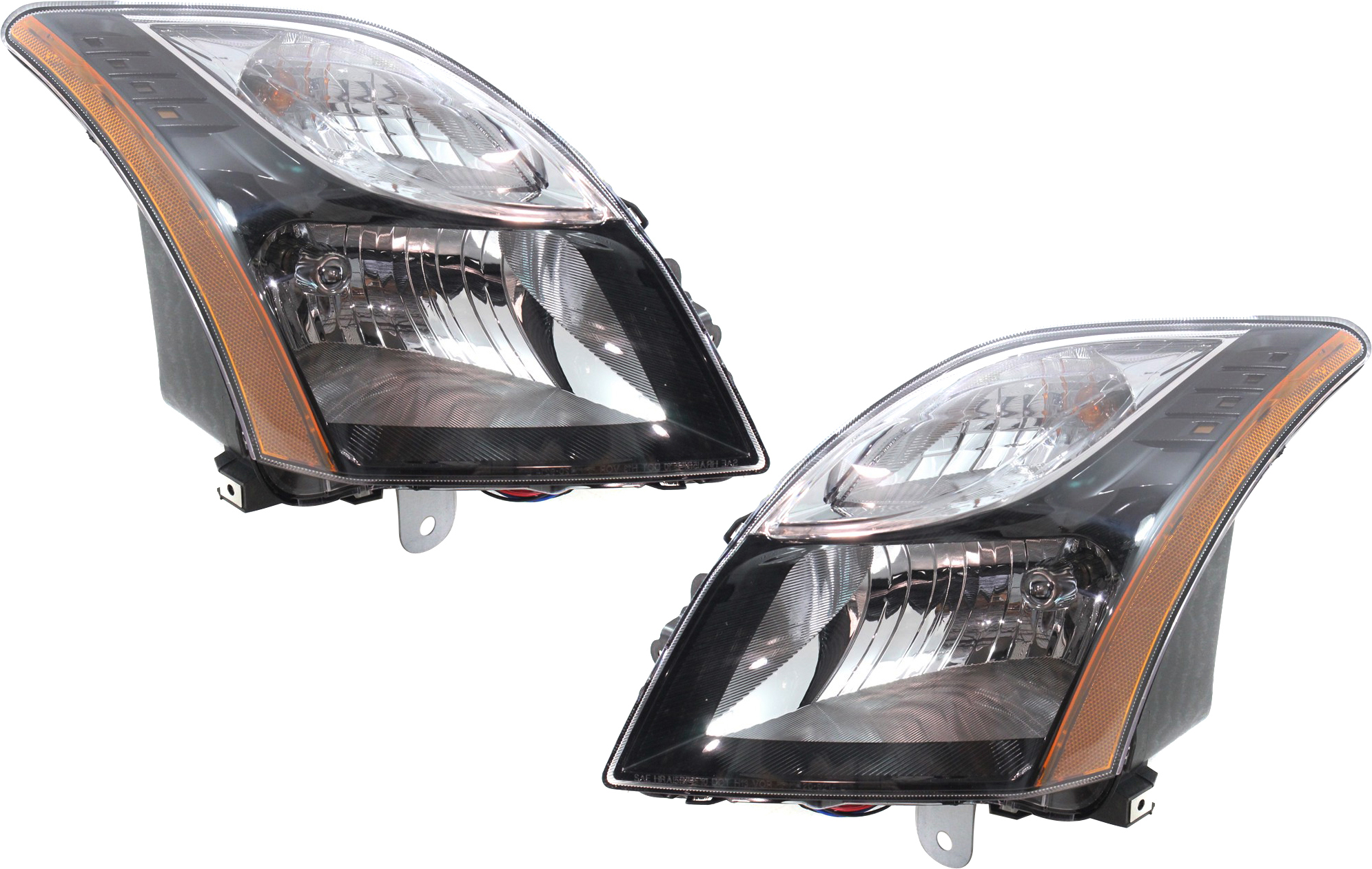 AM SENTRA 10-12 HEAD LAMP RH AND LH Assembly Halogen Black Interior SR SE R SE R Spec V Models SKU SET REPN100153 Partslink NI2503193 NI2502193 OEM 26010ZT50B 26060ZT50B