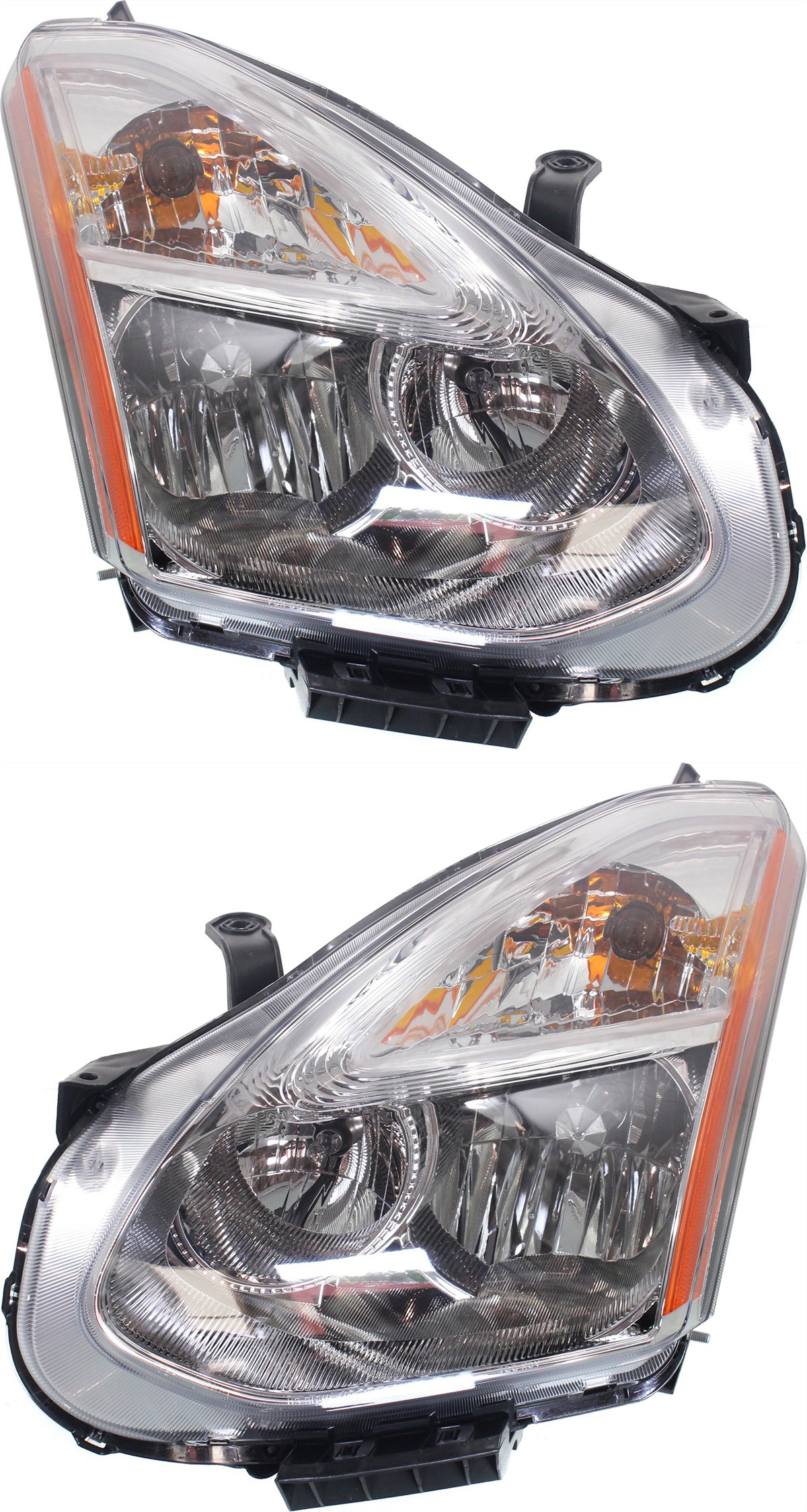 AM ROGUE 11-12 HEAD LAMP RH AND LH Assembly Halogen SKU SET REPN100155 Partslink NI2503202 NI2502202 OEM 260101VK0A 260601VK0A