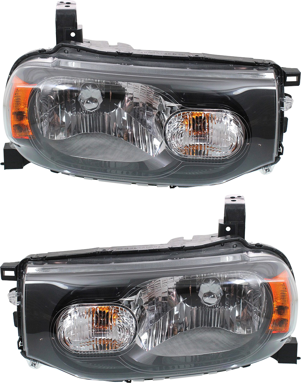 AM CUBE 09-14 HEAD LAMP RH AND LH Assembly Halogen CAPA SKU SET REPN100161Q Partslink NI2503192C NI2502192C OEM 260101FC0B 260601FC0B