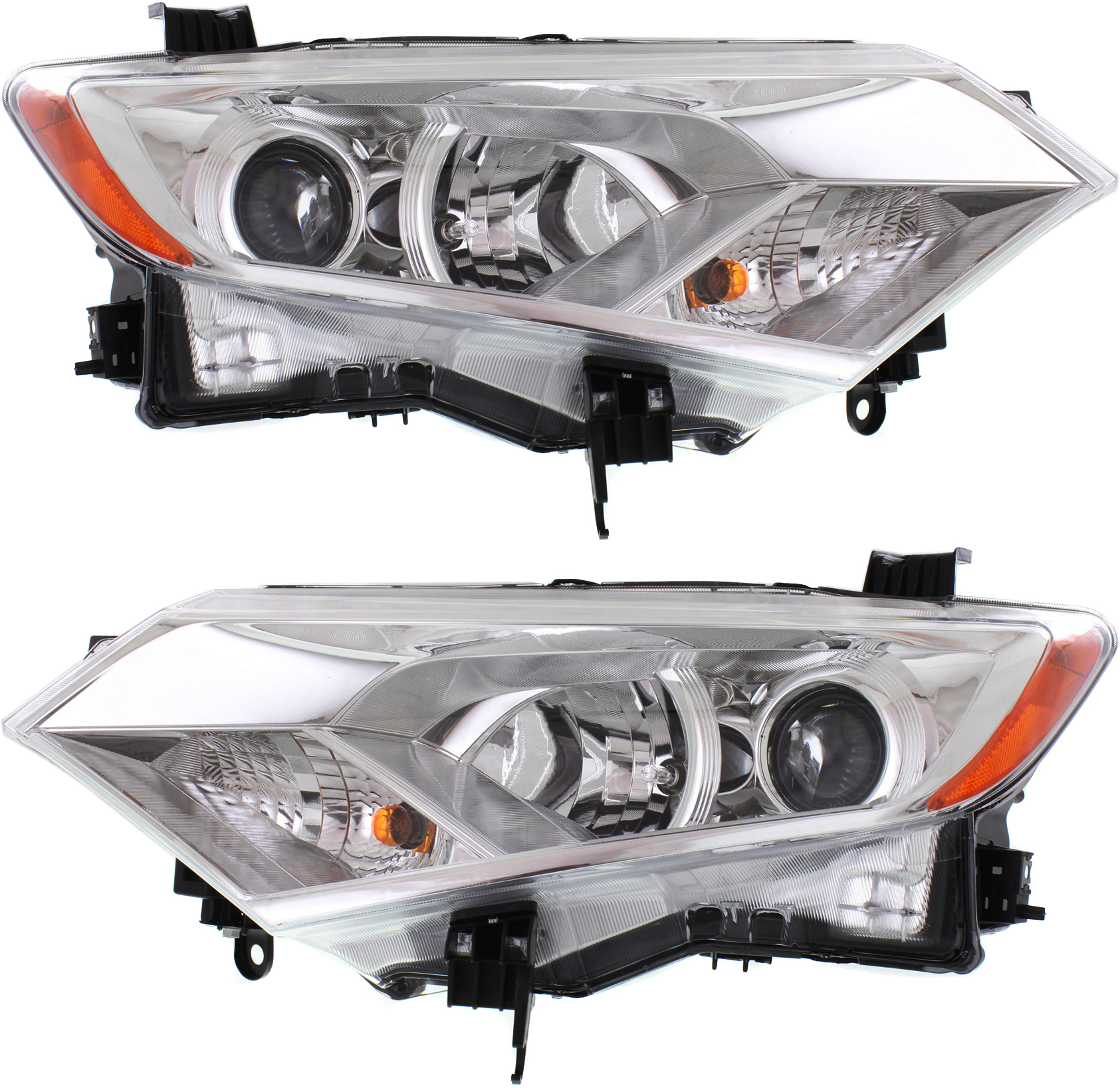 AM QUEST 12-17 HEAD LAMP RH AND LH Assembly Halogen To 4-12 SKU SET REPN100171 Partslink NI2503229 NI2503237 NI2502229 NI2502237 OEM 260101JA0B 260101JR0A 260601JA