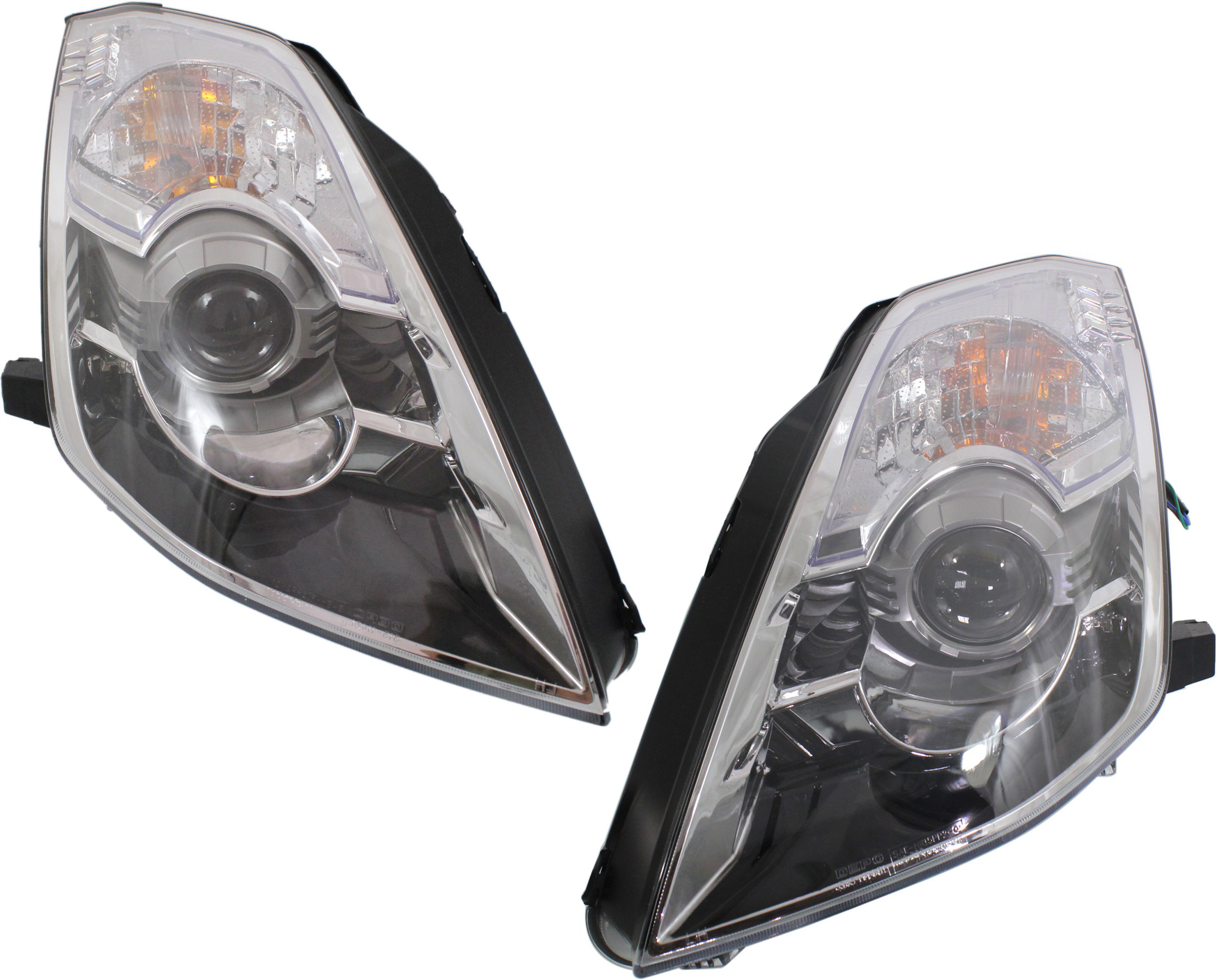 AM 350Z 06-09 HEAD LAMP RH AND LH Assembly HID Xenon with HID Kit SKU SET REPN100197 Partslink NI2503159 NI2502159 OEM 26010CF40B 26060CF40B