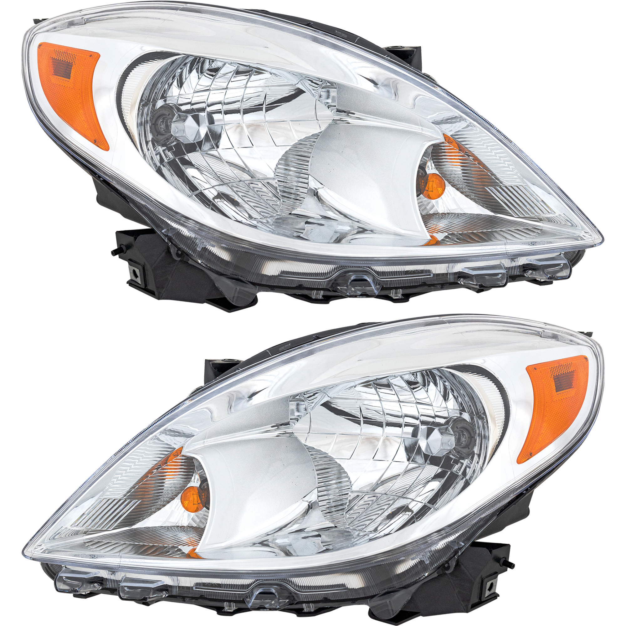 AM VERSA 12-14 HEAD LAMP RH AND LH Assembly Halogen Sedan CAPA SKU SET REPN100307Q Partslink NI2503207C NI2502207C OEM 260103AN0B 260603AN0B