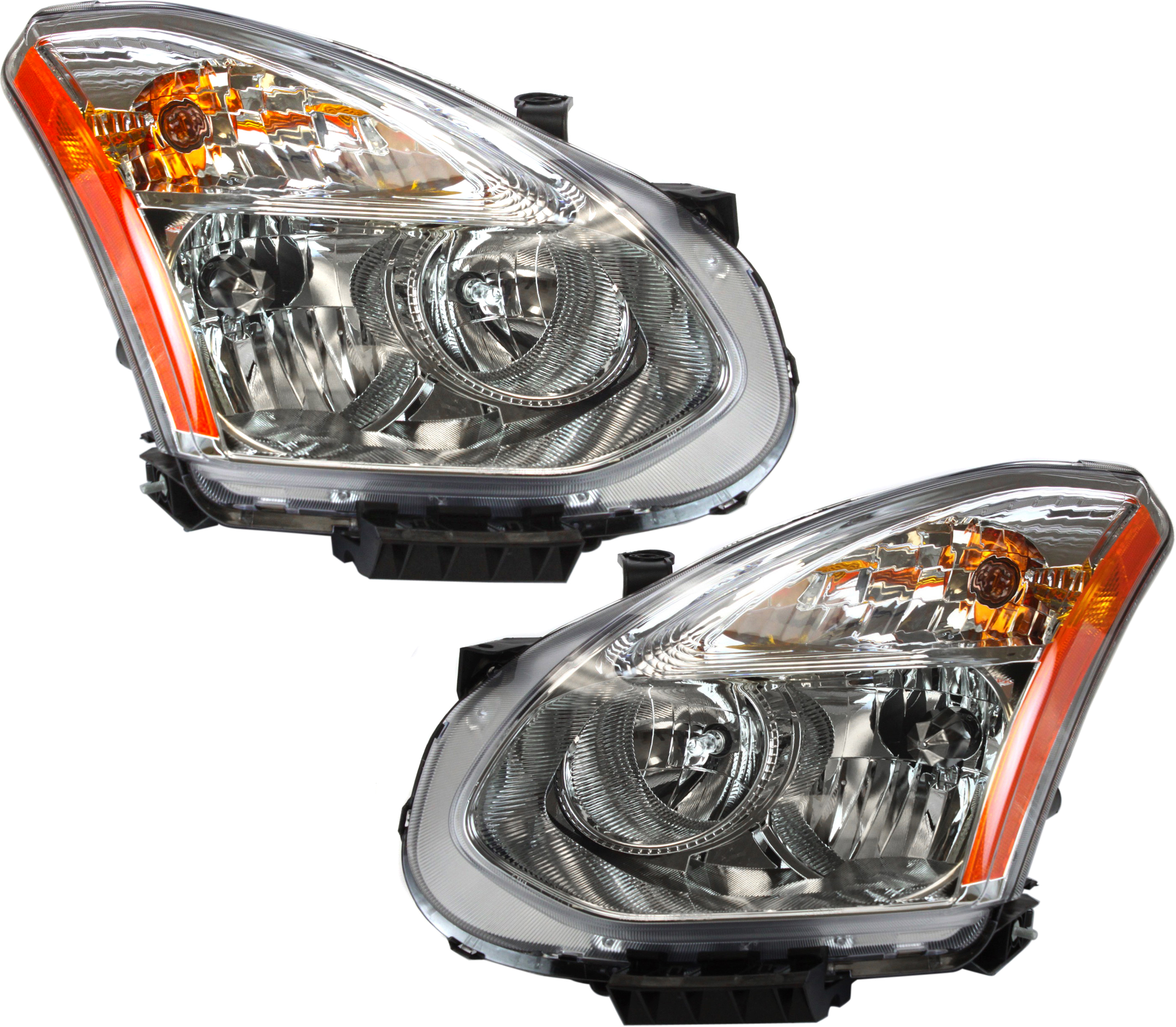 AM ROUGE 13-13 HEAD LAMP RH AND LH Assembly Halogen SKU SET REPN100315 Partslink NI2503217 NI2502217 OEM 260101VK0B 260601VK0B