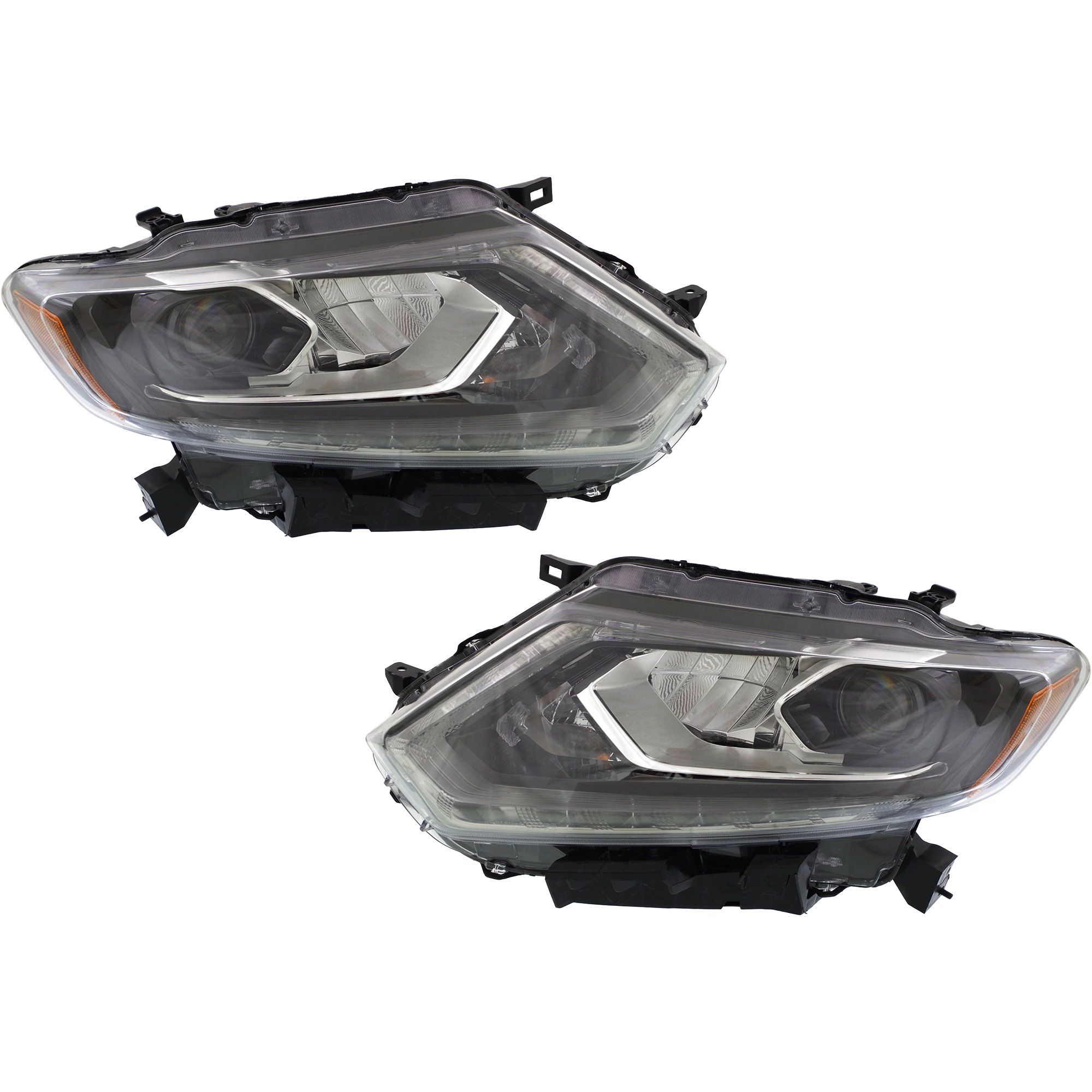 AM ROGUE 14-16 HEAD LAMP RH AND LH Assembly LED w o Auto Light Control SKU SET REPN100331 Partslink NI2502228 NI2503228 OEM 260104BA5A 260604BA5A