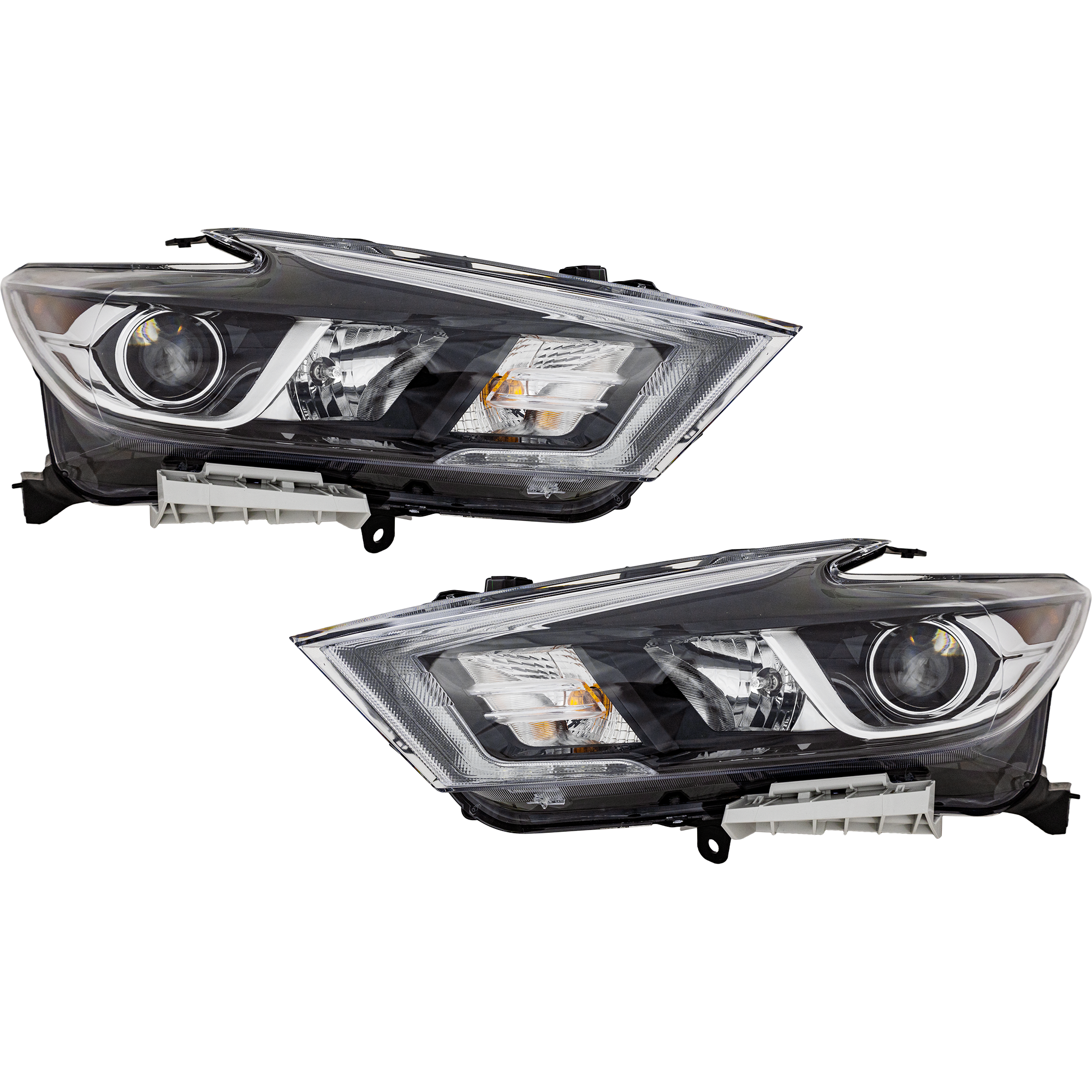 AM MAXIMA 16-18 HEAD LAMP RH AND LH Assembly Halogen S SL SV Models SKU SET REPN100343 Partslink NI2503235 NI2502235 OEM 260104RF9B 260104RF0B 260604RF