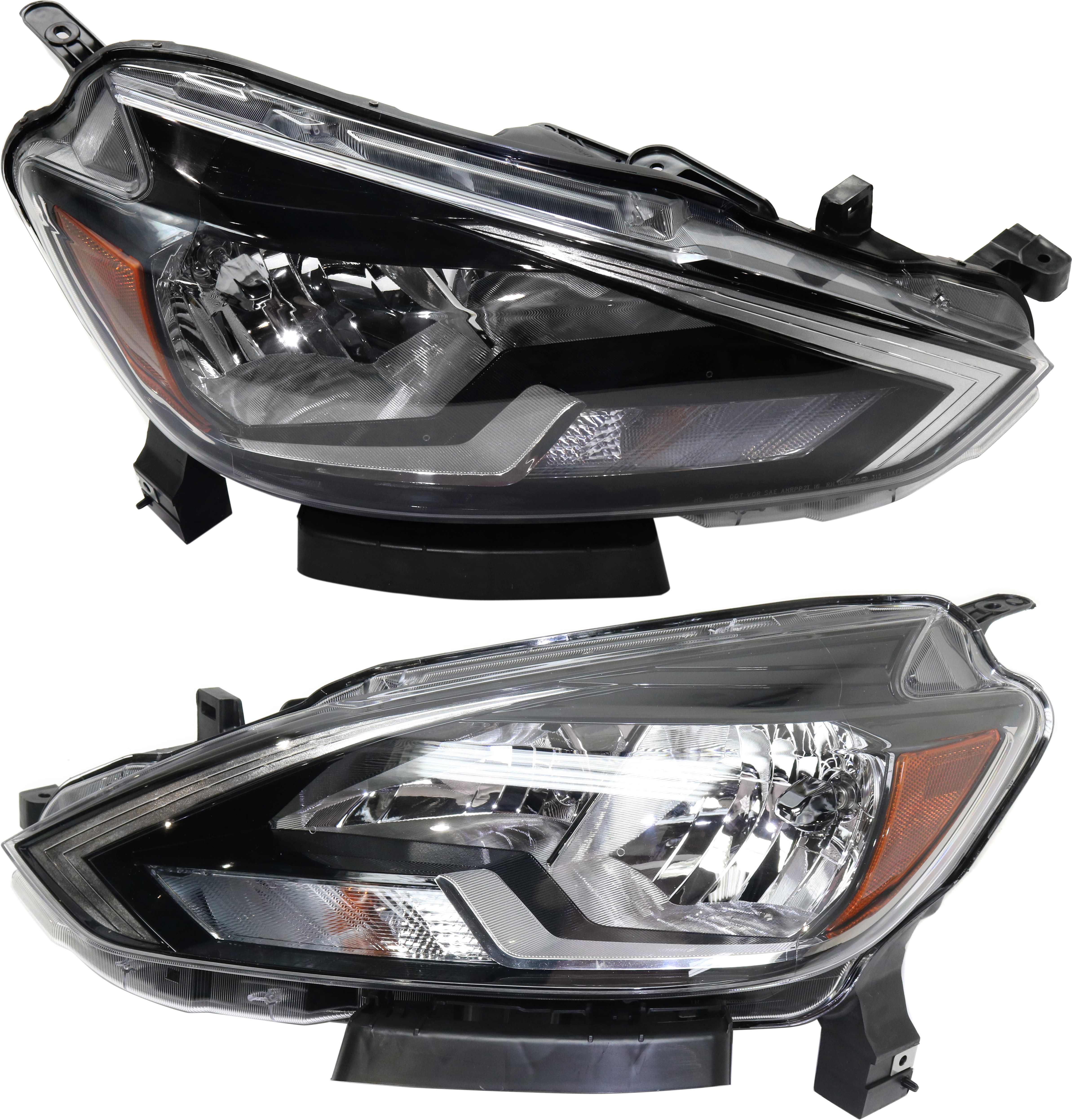 AM SENTRA 16-19 HEAD LAMP RH AND LH Assembly Halogen Except Nismo and SL Models SKU SET REPN100345 Partslink NI2503244 NI2502244 OEM 260103YU0A 260603YU0A