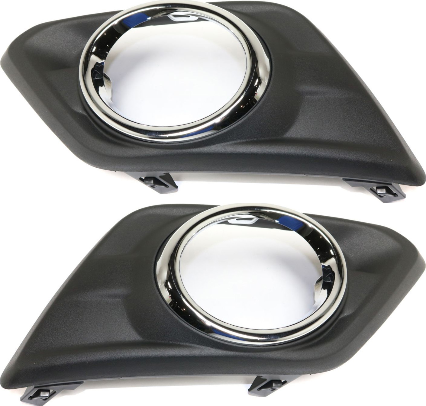 AM ROGUE 14-16 FRONT FOG LAMP MOLDING RH AND LH Textured Black SKU SET REPN108007 Partslink NI1039132 NI1038132 OEM 622564BA0B 622574BA0B