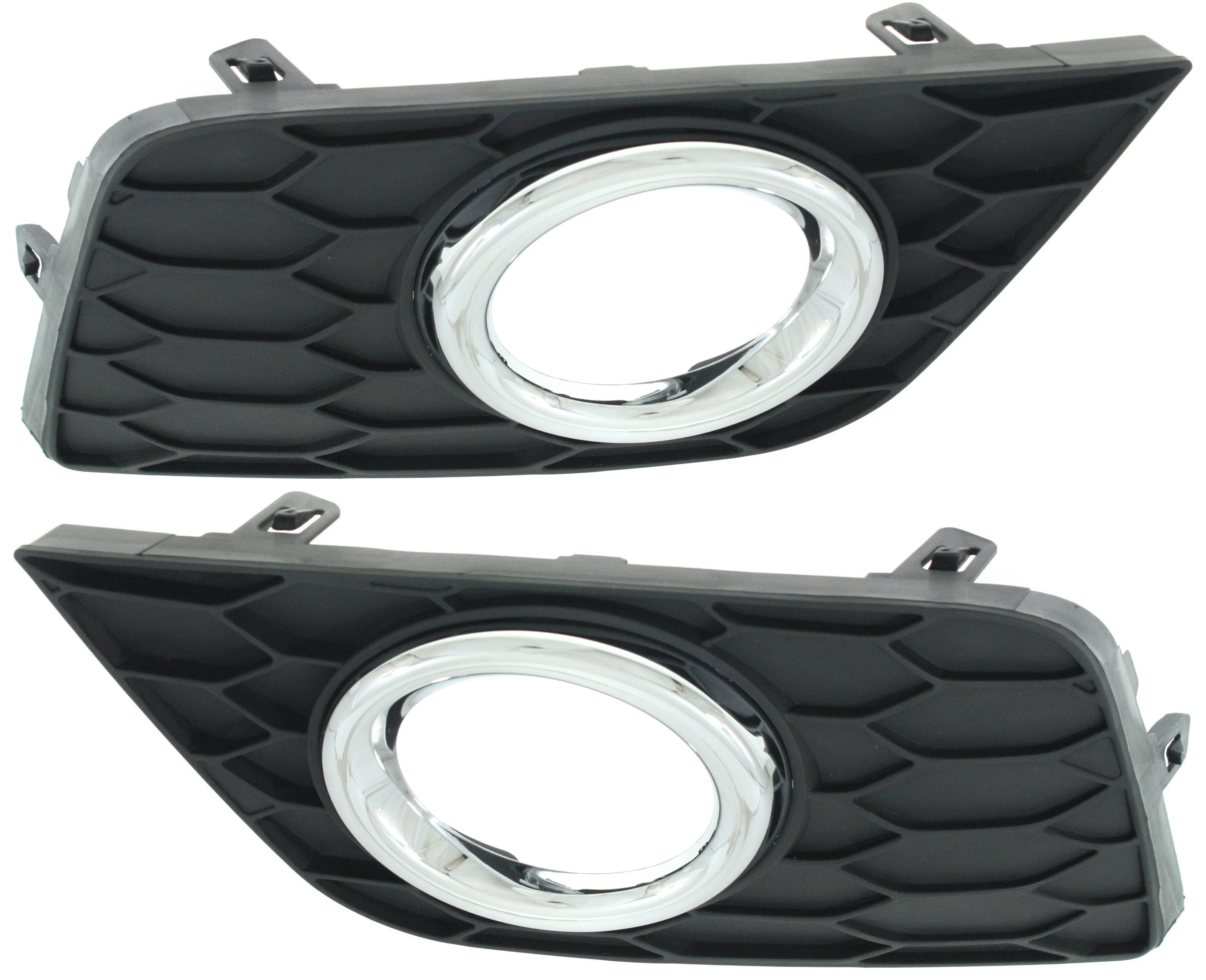 AM SENTRA 16-19 FRONT FOG LAMP MOLDING RH AND LH Textured Black Exc. Nismo Model SKU SET REPN108203 Partslink NI1039143 NI1038143 OEM 622564AF0A 622574AF0A