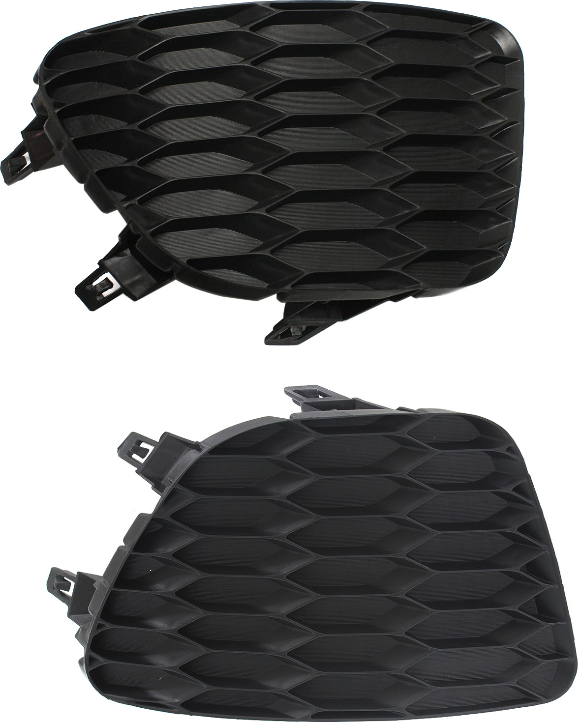 AM SENTRA 13-15 FRONT FOG LAMP COVER RH AND LH Textured Black w Sport Type Bumper SKU SET REPN108615 Partslink NI1039124 NI1038124 OEM 622563RM0A 622573RM0A