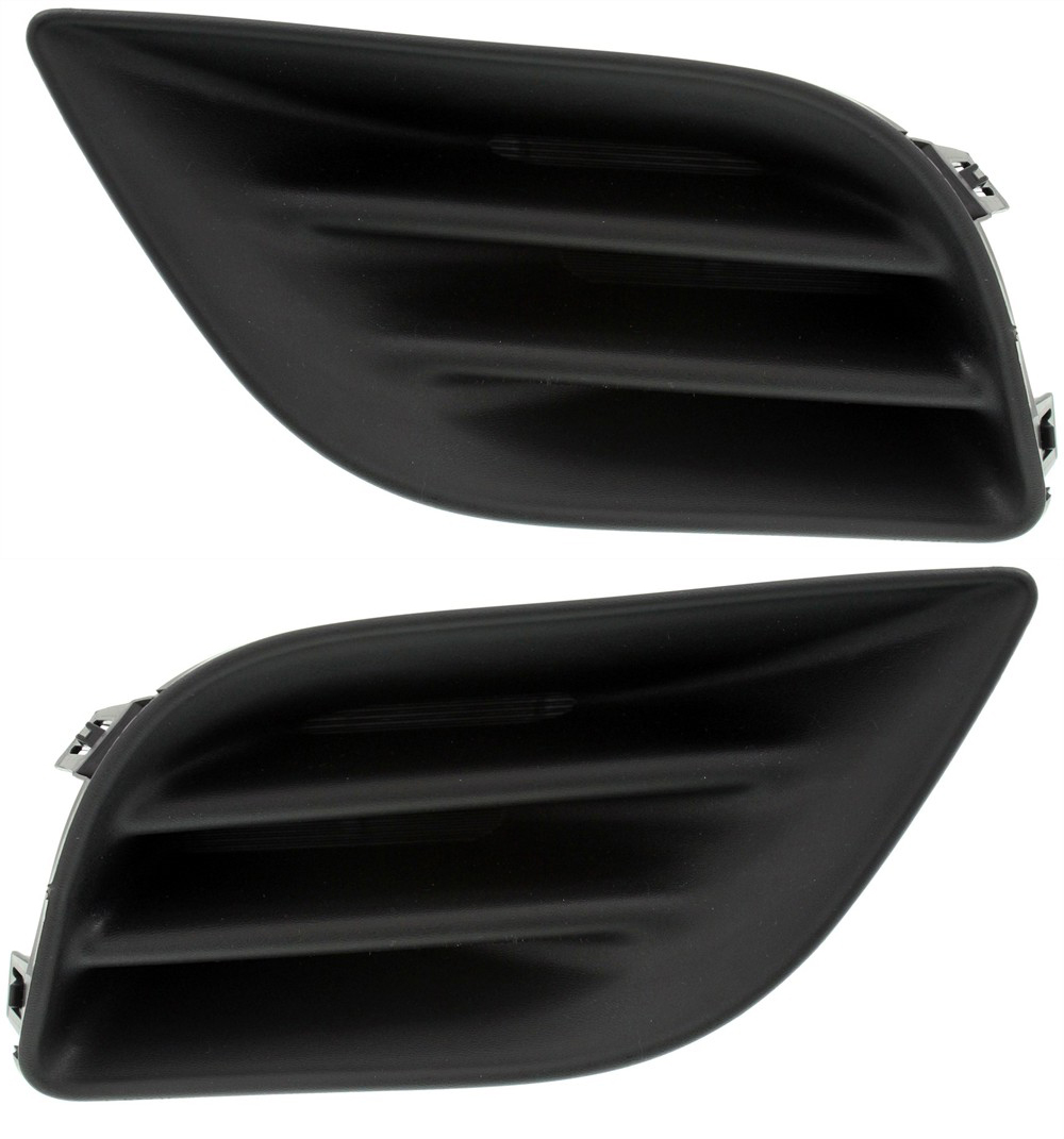 AM VERSA 12-14 FRONT FOG LAMP COVER RH AND LH Textured Black SKU SET REPN108627 Partslink NI1039128 NI1038128 OEM 622563BA0A 622573BA0A