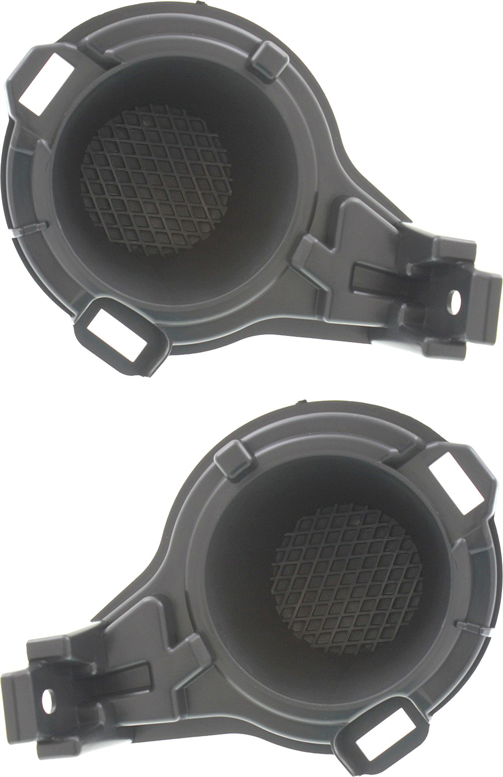 AM JUKE 11-14 FRONT FOG LAMP COVER RH AND LH Textured Black SKU SET REPN108633 Partslink NI1039122 NI1038122 OEM 622561KA0C 622571KA0C