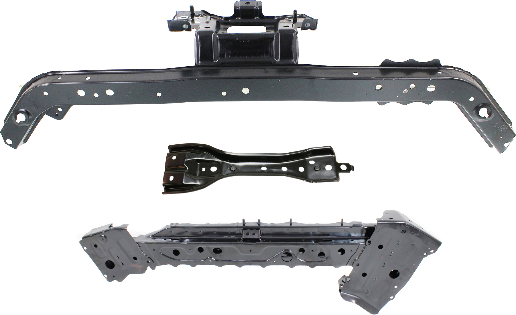 AM SENTRA 13-19 RADIATOR SUPPORT Center Upper and Lower Set of 3 SKU SET REPN132401-3 Partslink NI1225209 NI1225251 NI1234126 OEM F25113SHMA F25304ATMA F25503SH