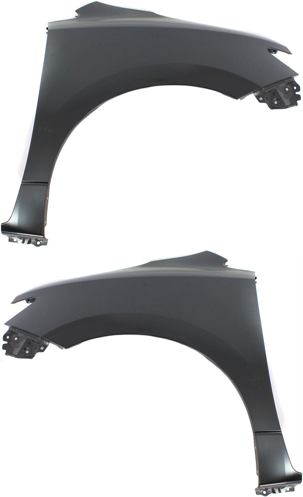 AM QUEST 11-17 FRONT FENDER RH AND LH Primed w o Side Molding SKU SET REPN220119 Partslink NI1241201 NI1240201 OEM 631001JA0A 631011JA0A