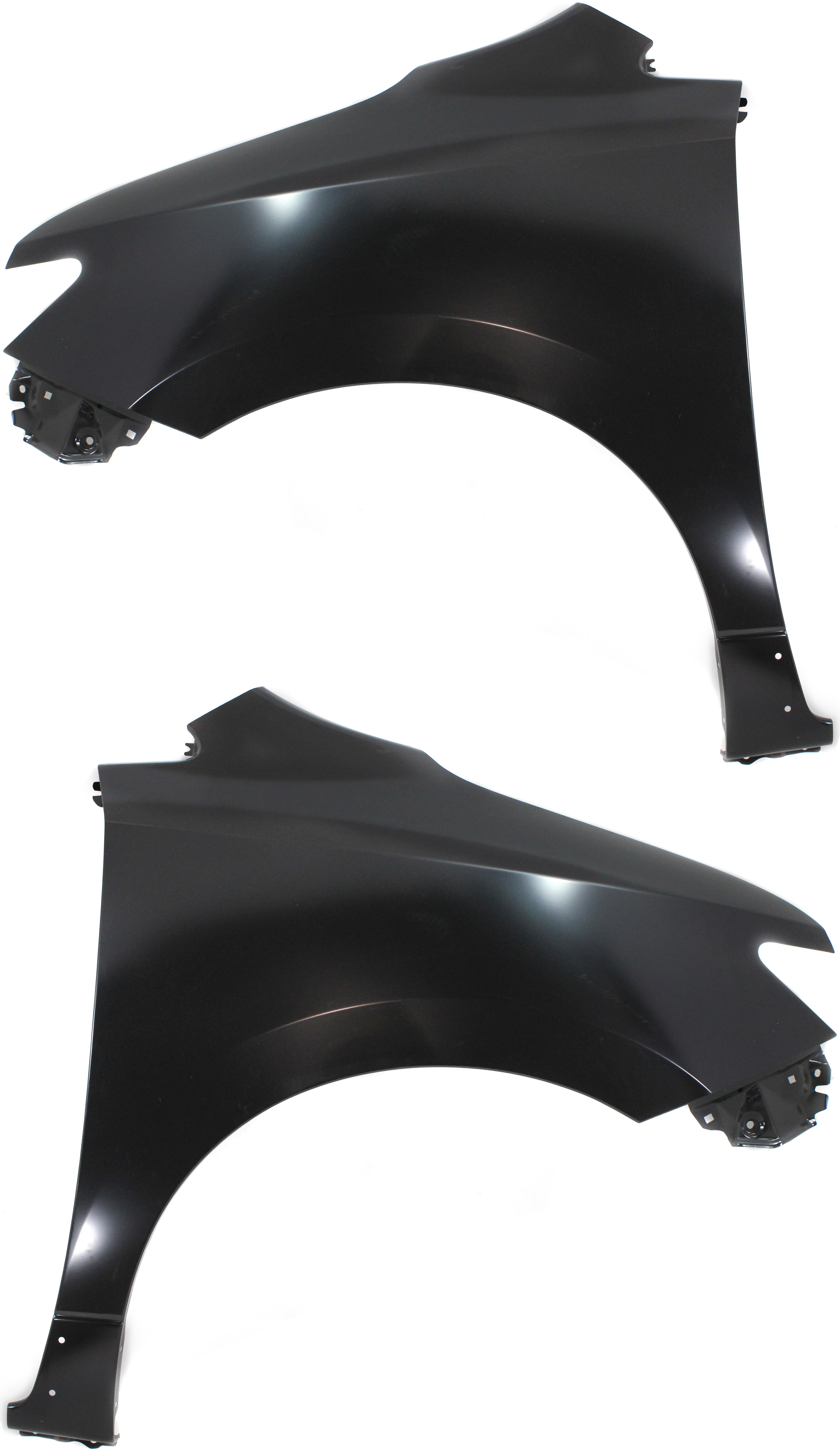 AM QUEST 11-17 FRONT FENDER RH AND LH Primed w Side Molding SKU SET REPN220121 Partslink NI1240202 NI1241202 OEM 631001JA0B 631011JA0B