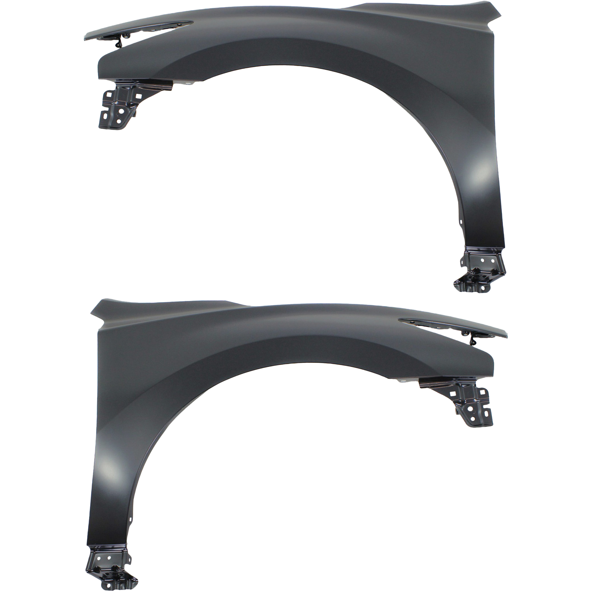 AM ALTIMA 13-15 FRONT FENDER RH AND LH Primed Steel Sedan w o Side Light Hole SKU SET REPN220151 Partslink NI1241205 NI1240205 OEM 631003TA0A 631013TA0A