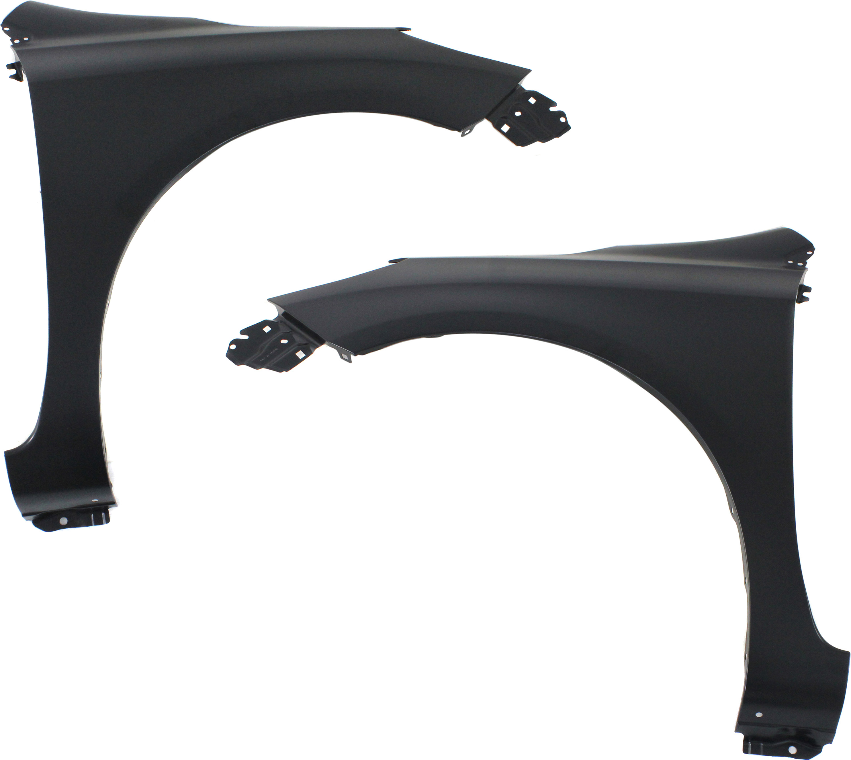 AM VERSA 12-19 FRONT FENDER RH AND LH Primed Steel w o Side Light Hole Sedan SKU SET REPN220153 Partslink NI1241204 NI1240204 OEM FCA003BAMC F31003BAMC FCA013BA