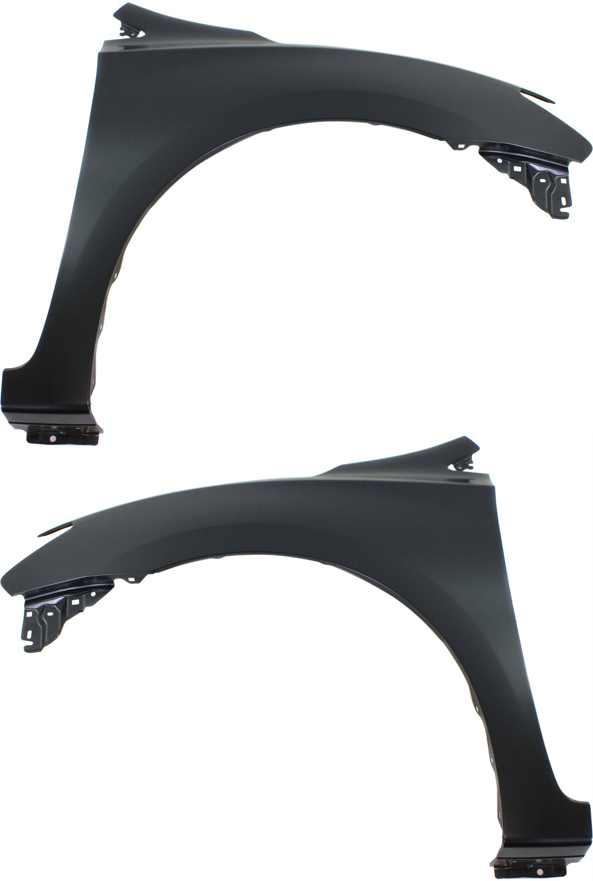 AM SENTRA 13-15 FRONT FENDER RH AND LH Primed Steel w o Rocker Mldg Holes SKU SET REPN220155 Partslink NI1240207 NI1241207 OEM F31003SGMA F31013SGMA