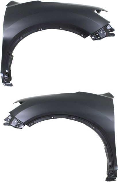 AM ROGUE 14-20 FRONT FENDER RH AND LH Primed CAPA SKU SET REPN220165Q Partslink NI1240212C NI1241212C OEM 631006FL0A 631016FL0A